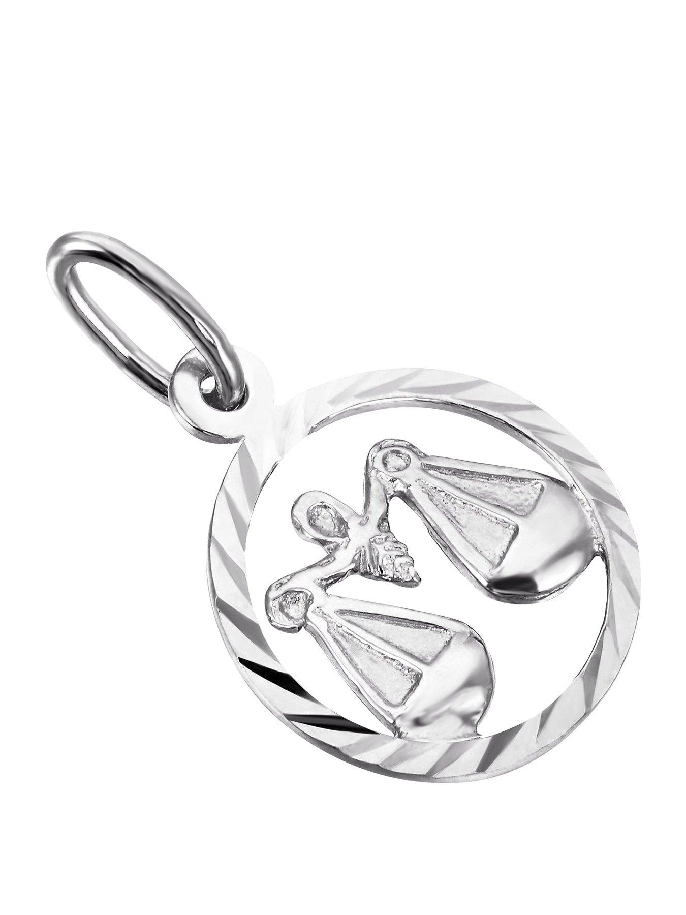 Seol + Gold Sterling Silver Zodiac Sign Pendant (all zodiac)