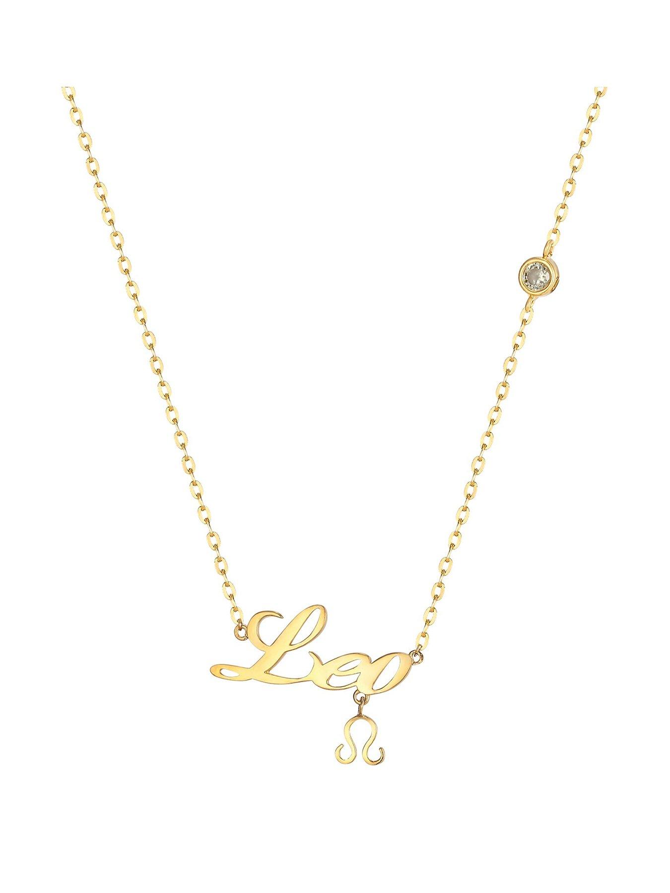 Seol + Gold 18ct Gold Vermeil Zodiac Sign Pendant (all zodiac)