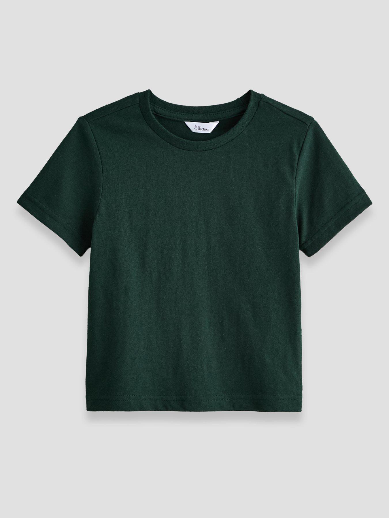 Image 4 of 5 of The Very Collection Boys 4 Pack Basic T-shirt - Multi