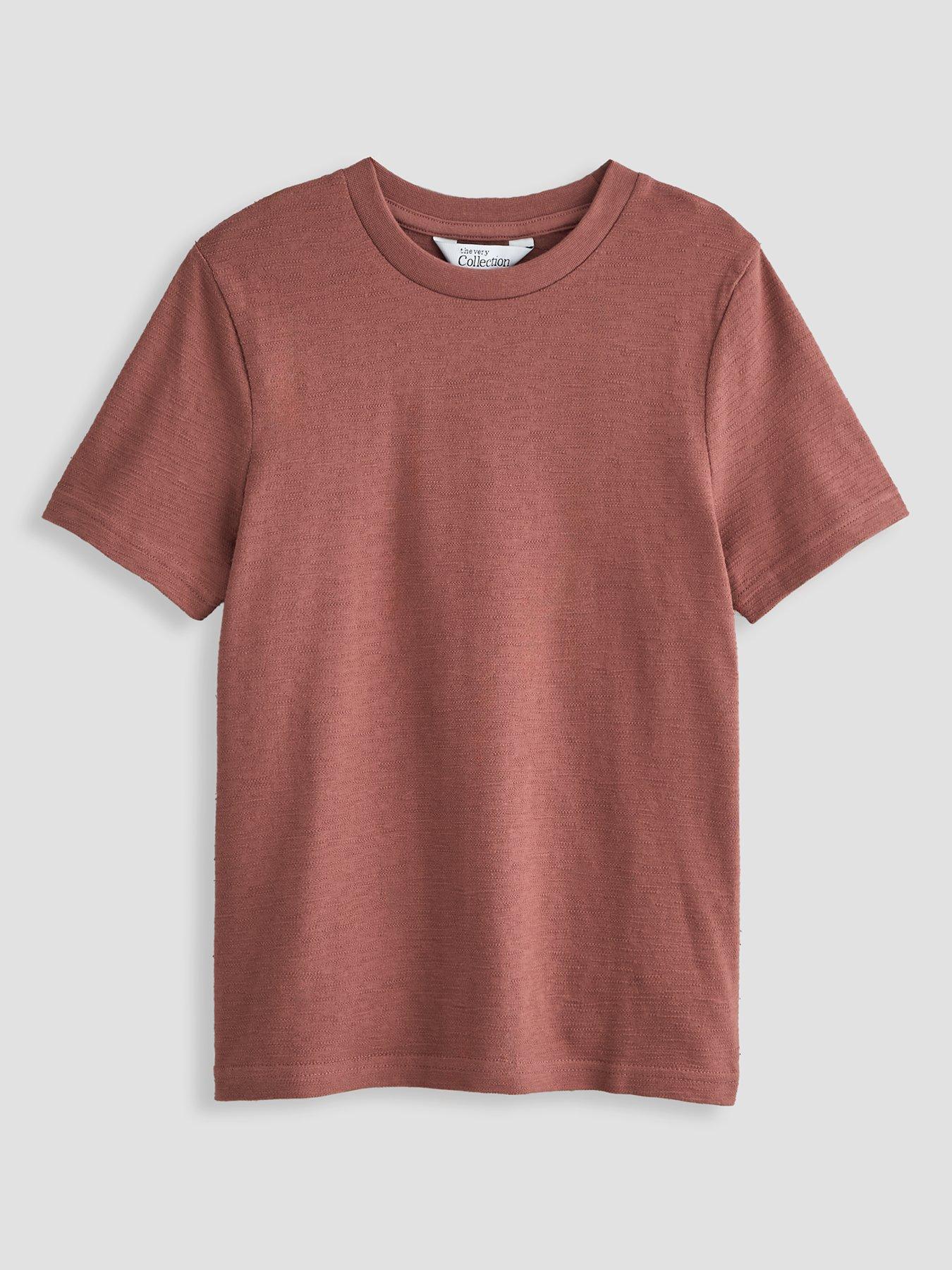 Image 2 of 5 of The Very Collection Boys 2 Pack Jacquard T-shirt (3-16 years) - Multi