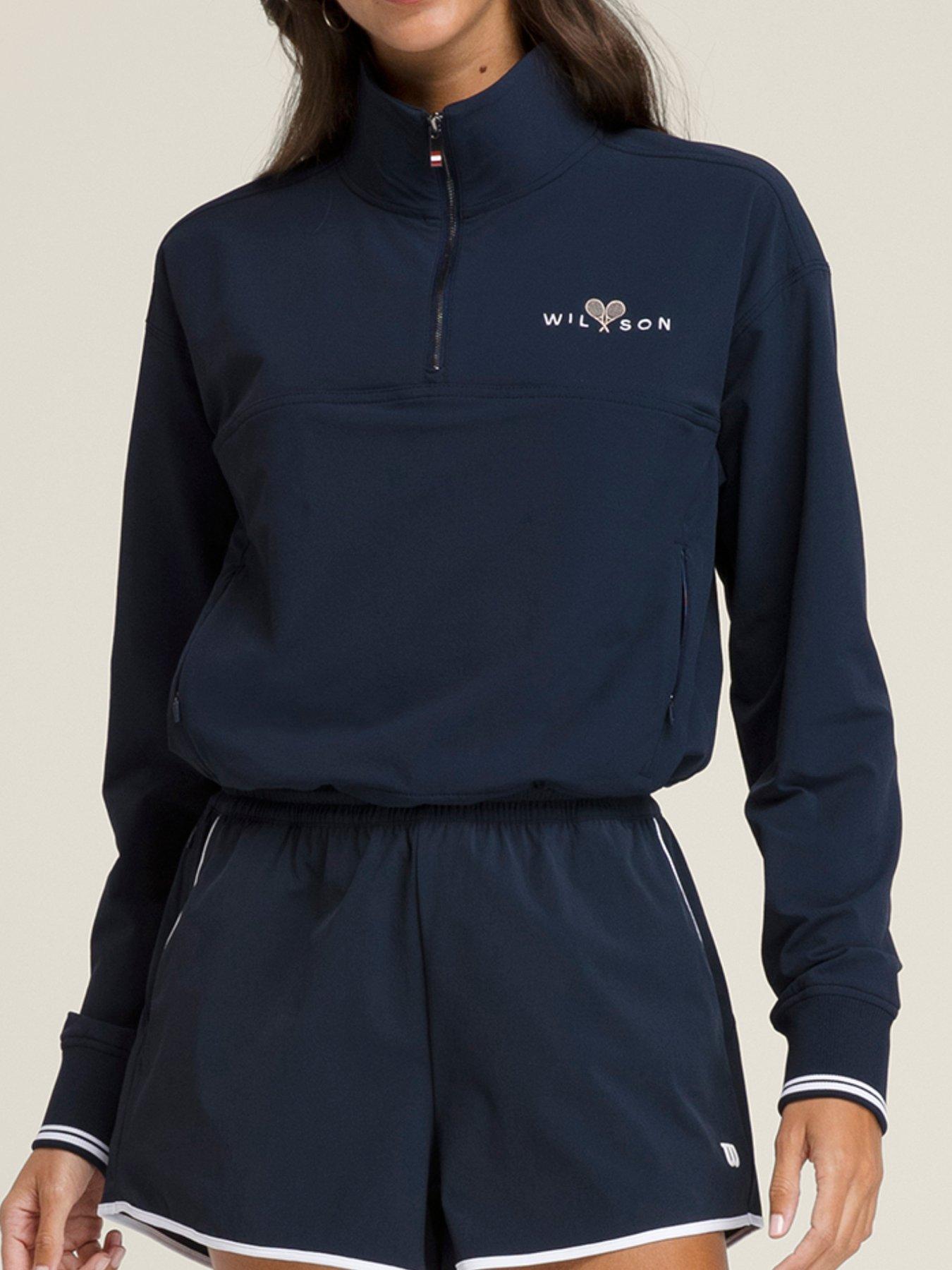 Image 1 of 5 of Wilson Womens Tennis Davenport Woven Popover - Navy