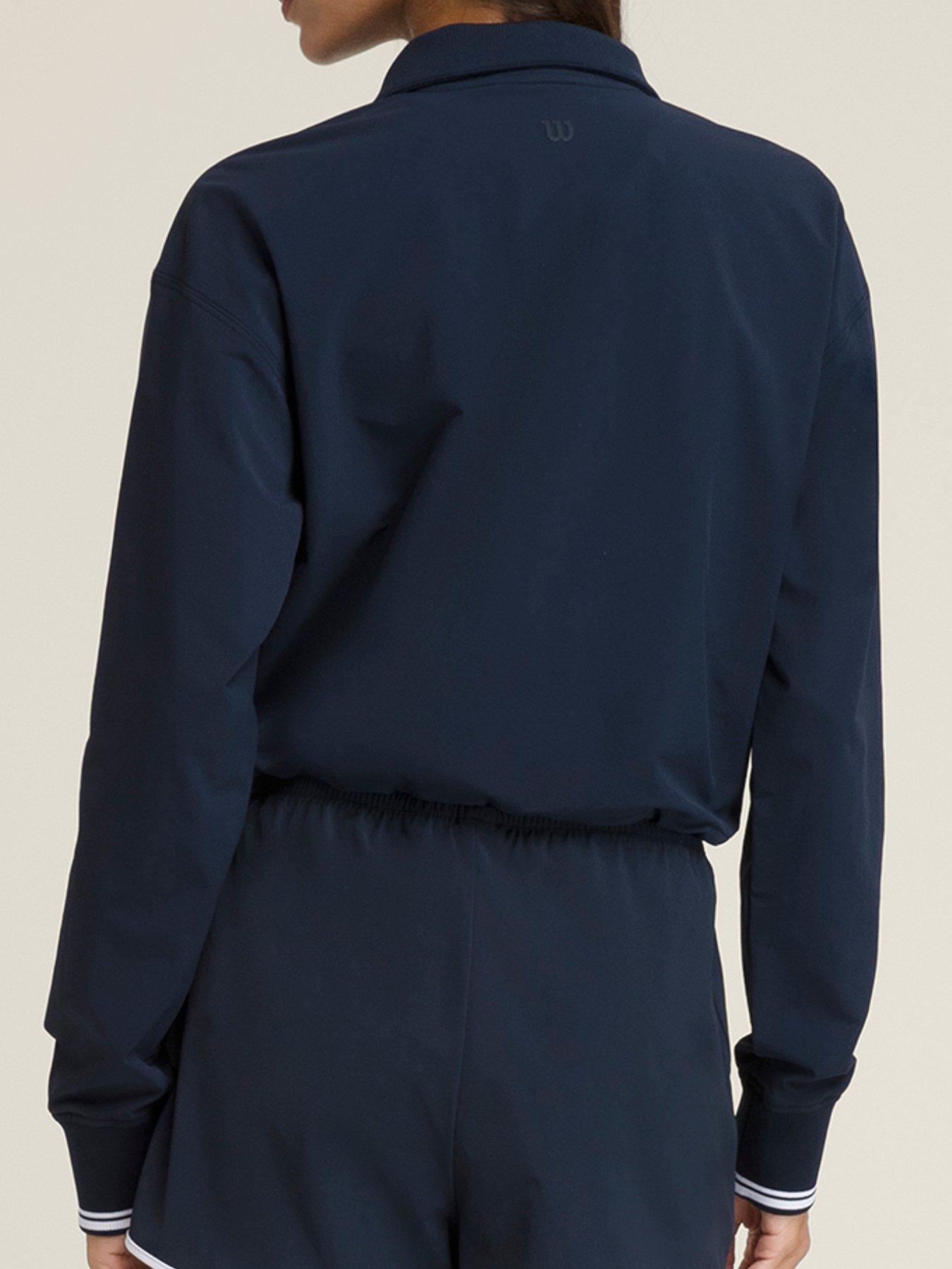 Image 2 of 5 of Wilson Womens Tennis Davenport Woven Popover - Navy