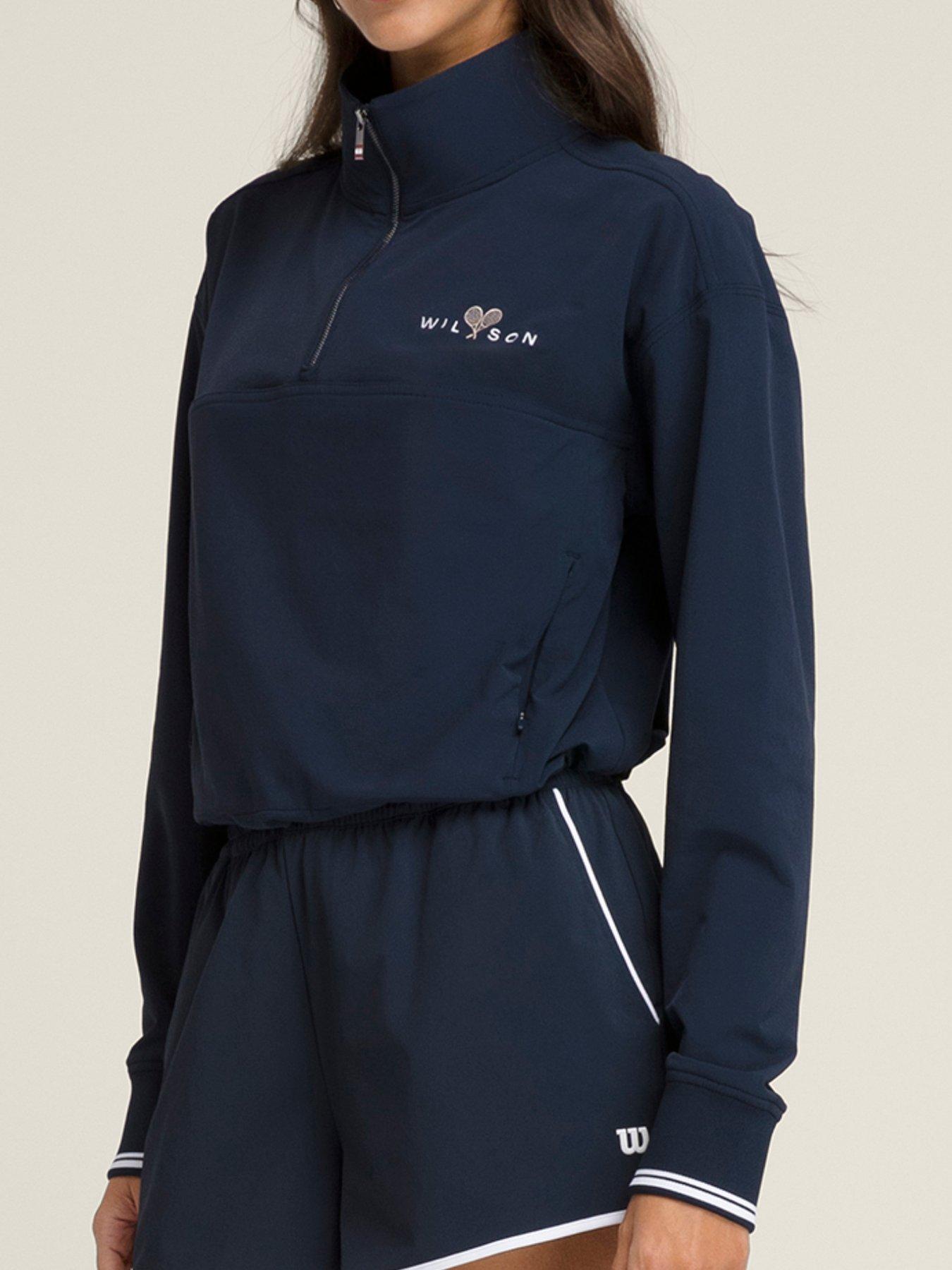 Image 3 of 5 of Wilson Womens Tennis Davenport Woven Popover - Navy