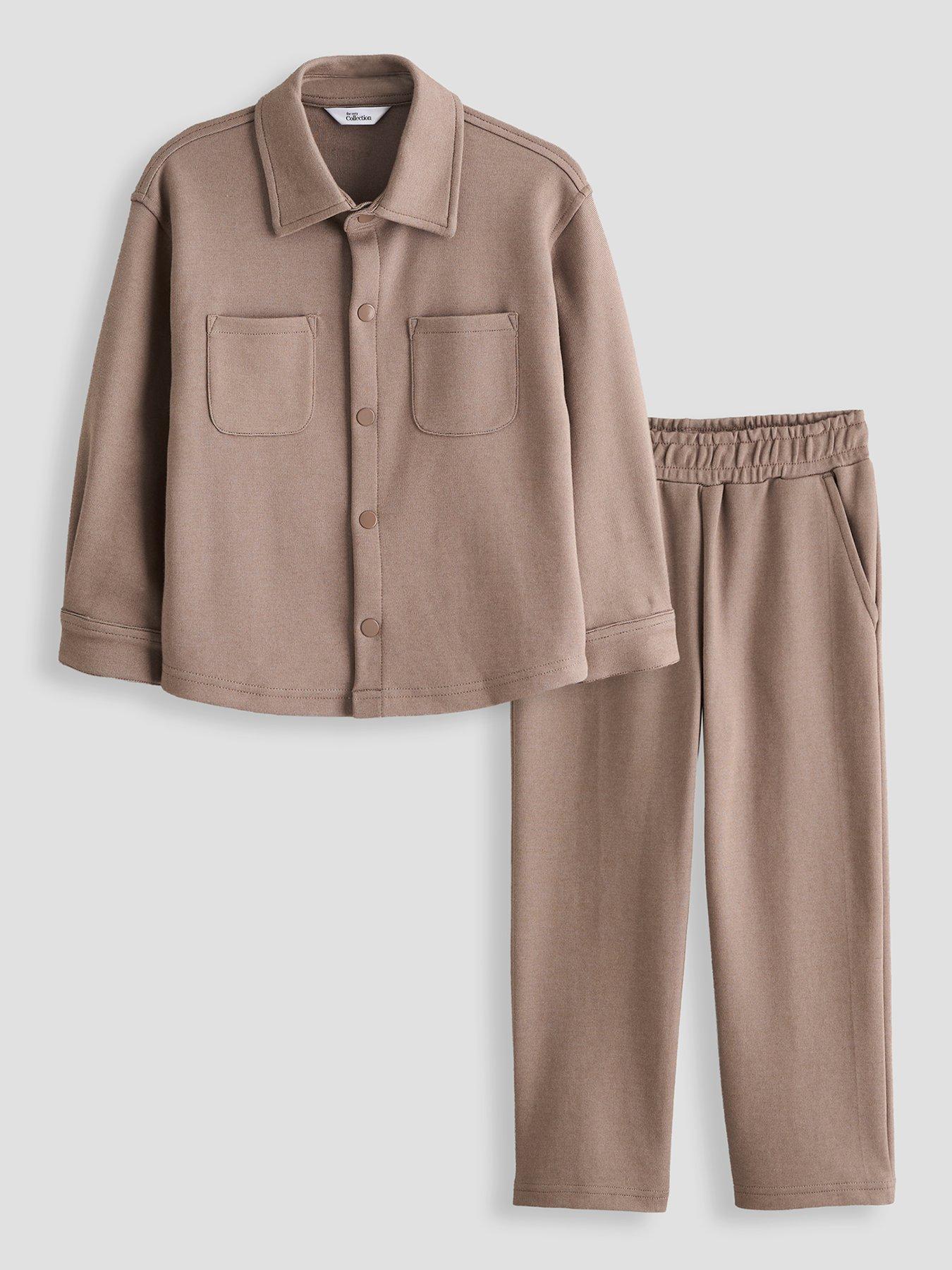 Image 1 of 5 of The Very Collection Jacquard Button Through Jogger And Joggers (3-10 years)