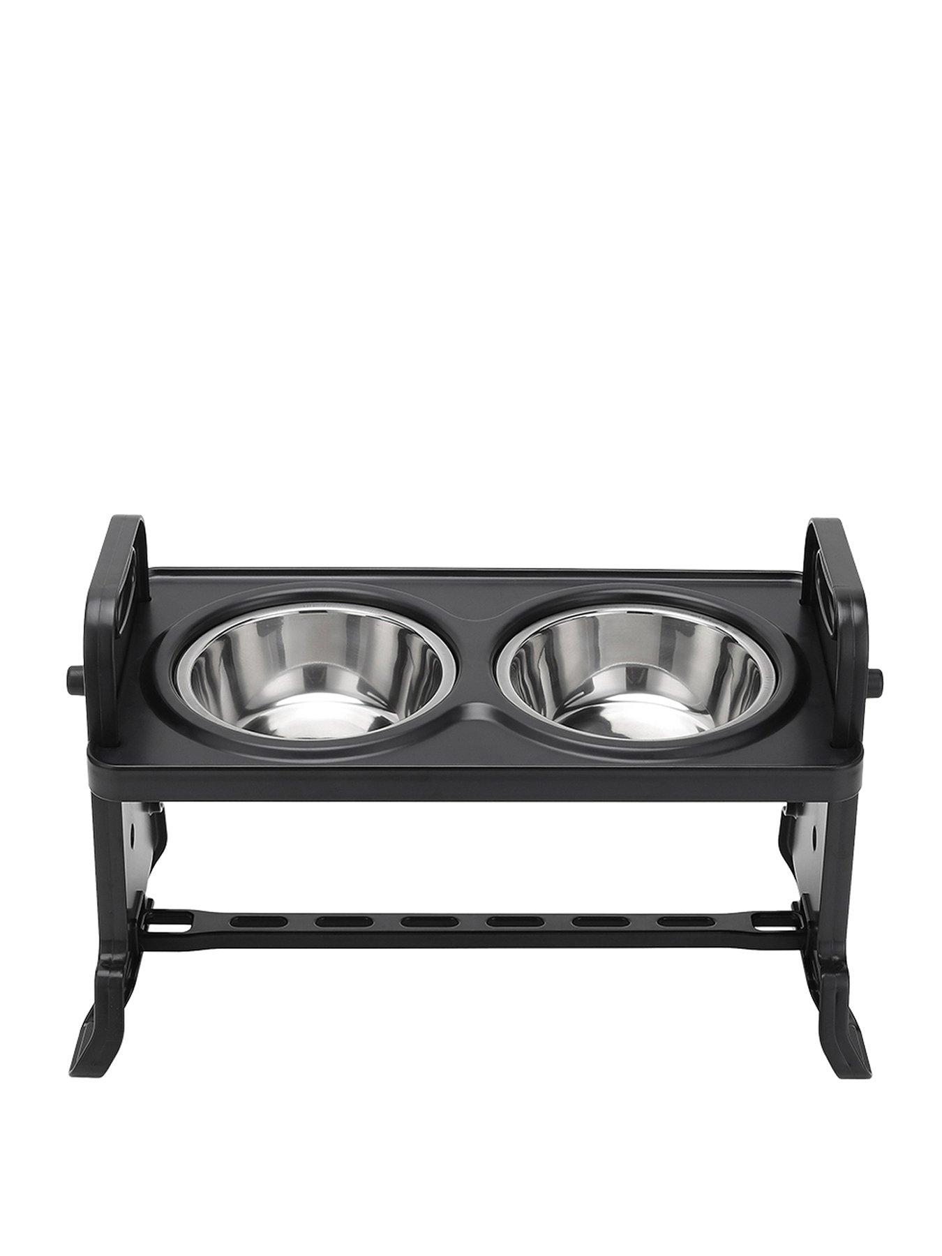 Image 2 of 7 of Living and Home Elevated Feeder with 2 Stainless Steel Bowls