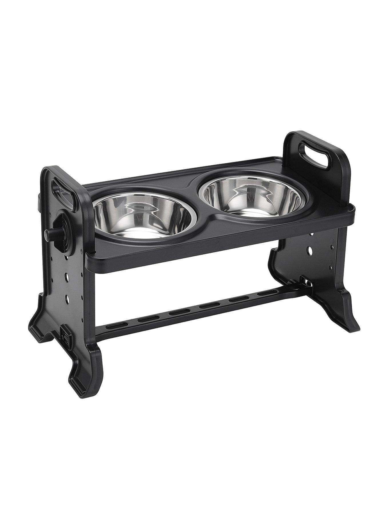Image 3 of 7 of Living and Home Elevated Feeder with 2 Stainless Steel Bowls