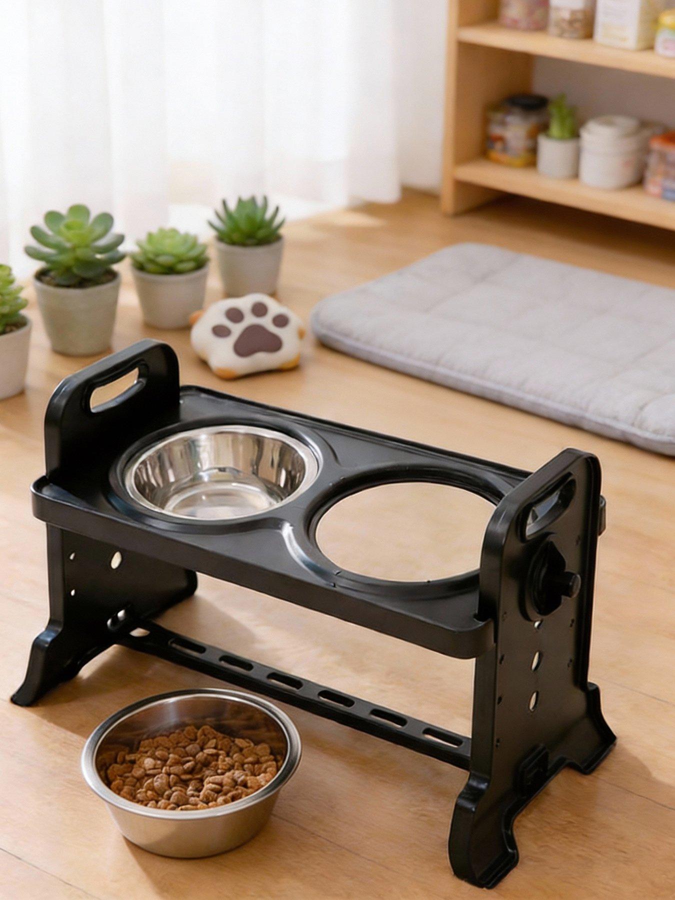 Image 5 of 7 of Living and Home Elevated Feeder with 2 Stainless Steel Bowls