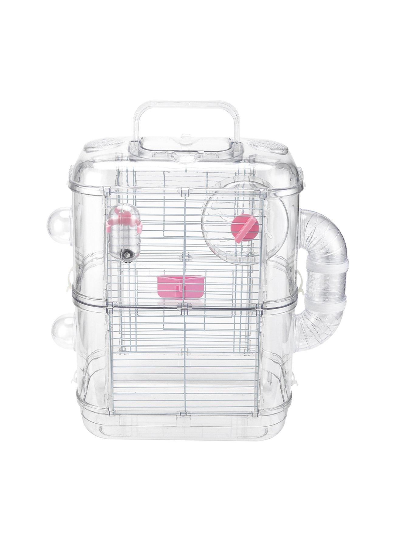 Image 3 of 7 of Living and Home Double Layer Hamster Cage with Handle