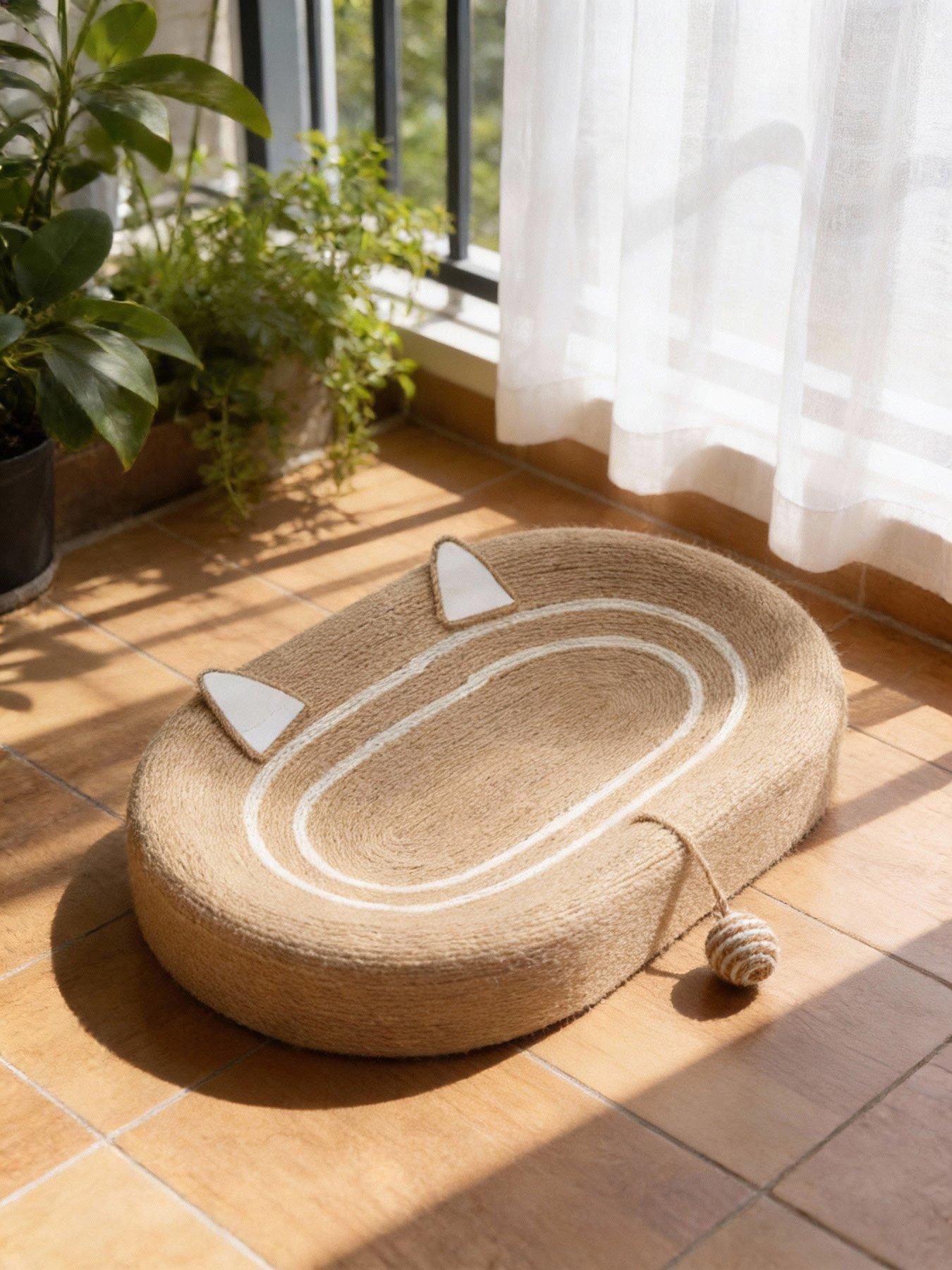 living-and-home-oval-cat-scratching-board-bed