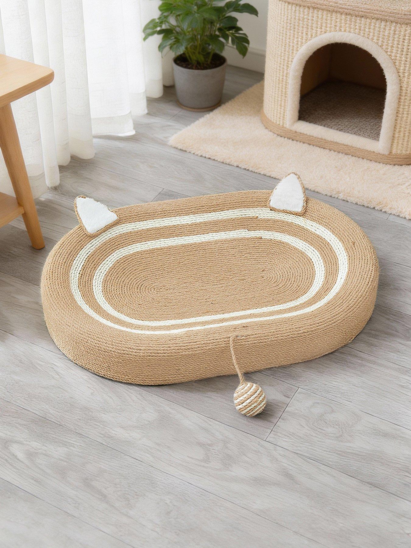 living-and-home-oval-cat-scratching-board-beddetail