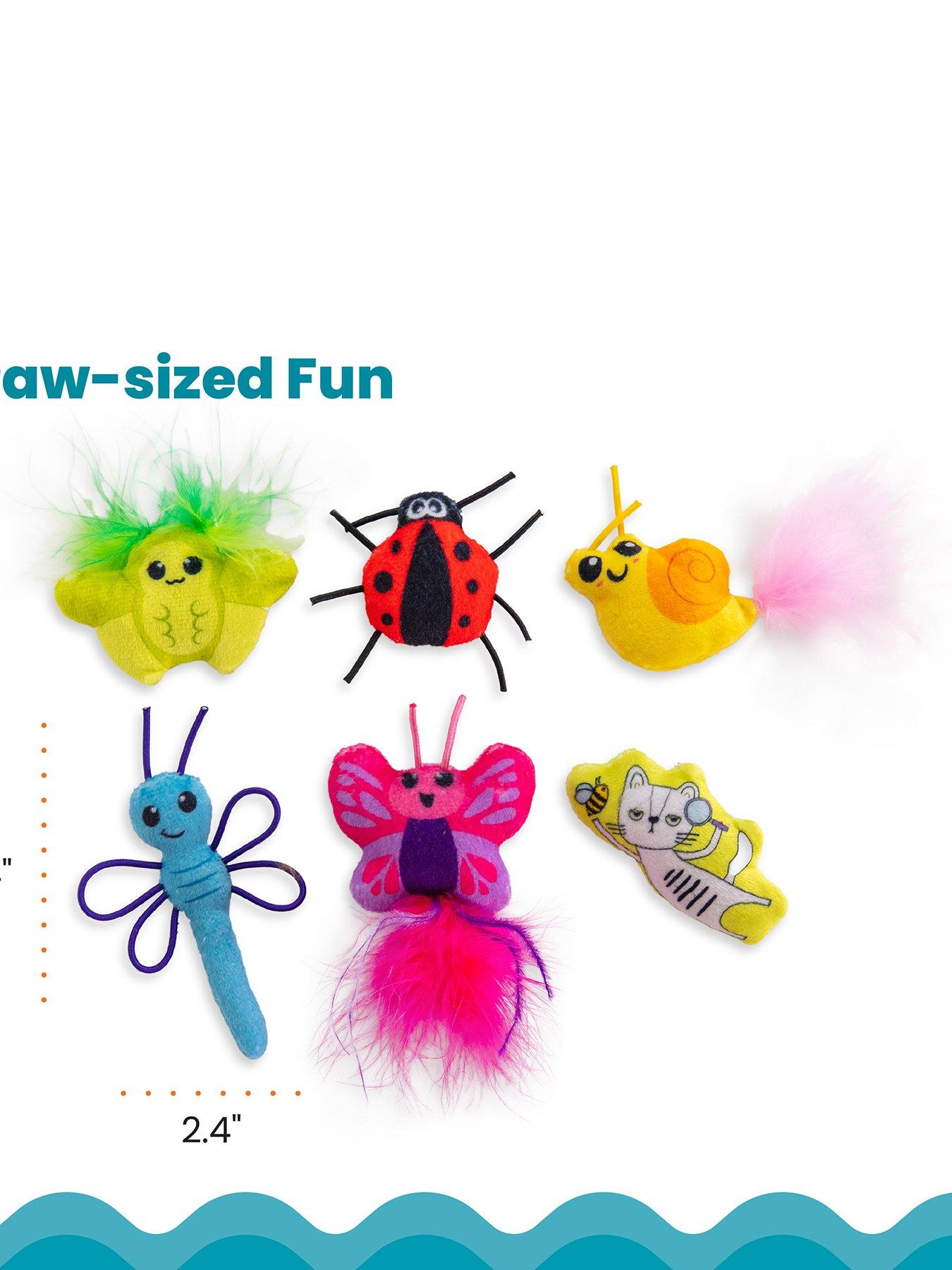 nina-ottosson-cute-as-a-bug-6-pack-cat-toystillFront