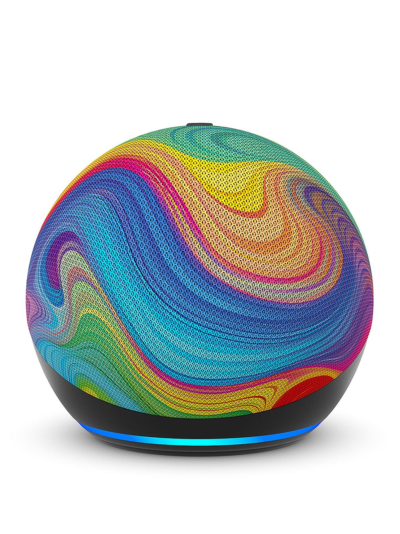 Image 1 of 7 of Amazon Amazon Echo Dot Kids (5th generation) - Rainbow Swirl
