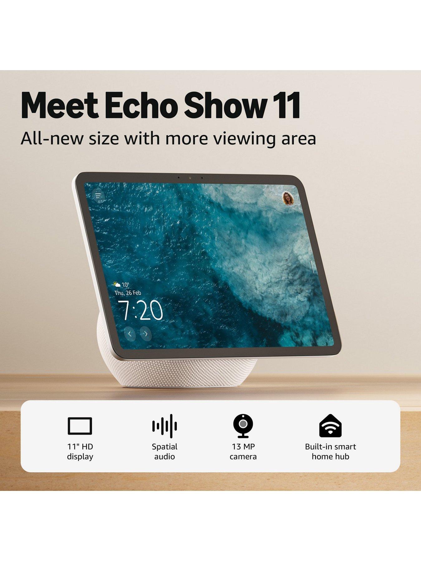 Image 3 of 7 of Amazon Amazon Echo Show 11 (2025 release) - Glacier White