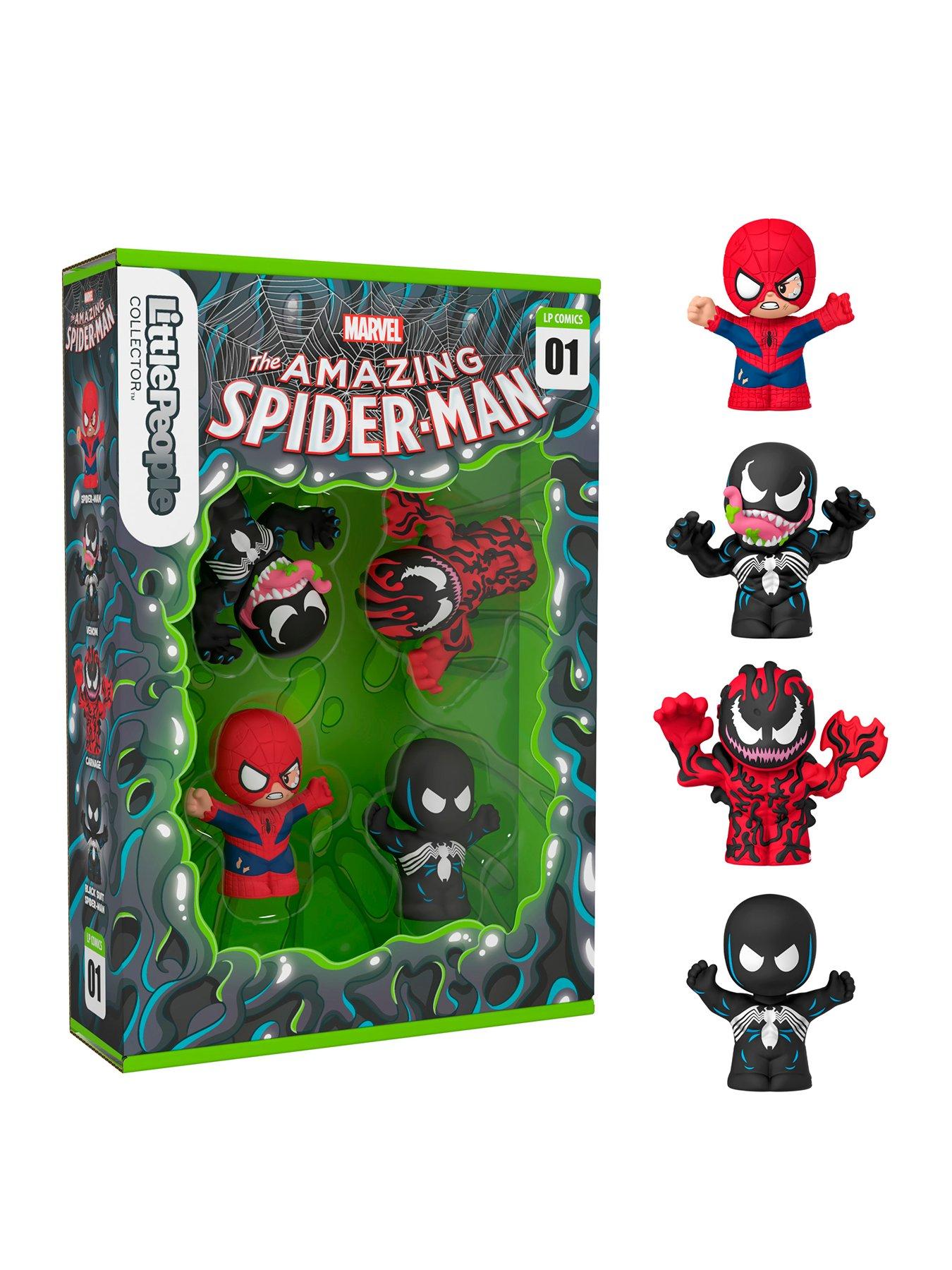 Fisher-Price Little People Collector Marvel Spider-Man: Issue 1 Special Edition Set for Comic Book Fans