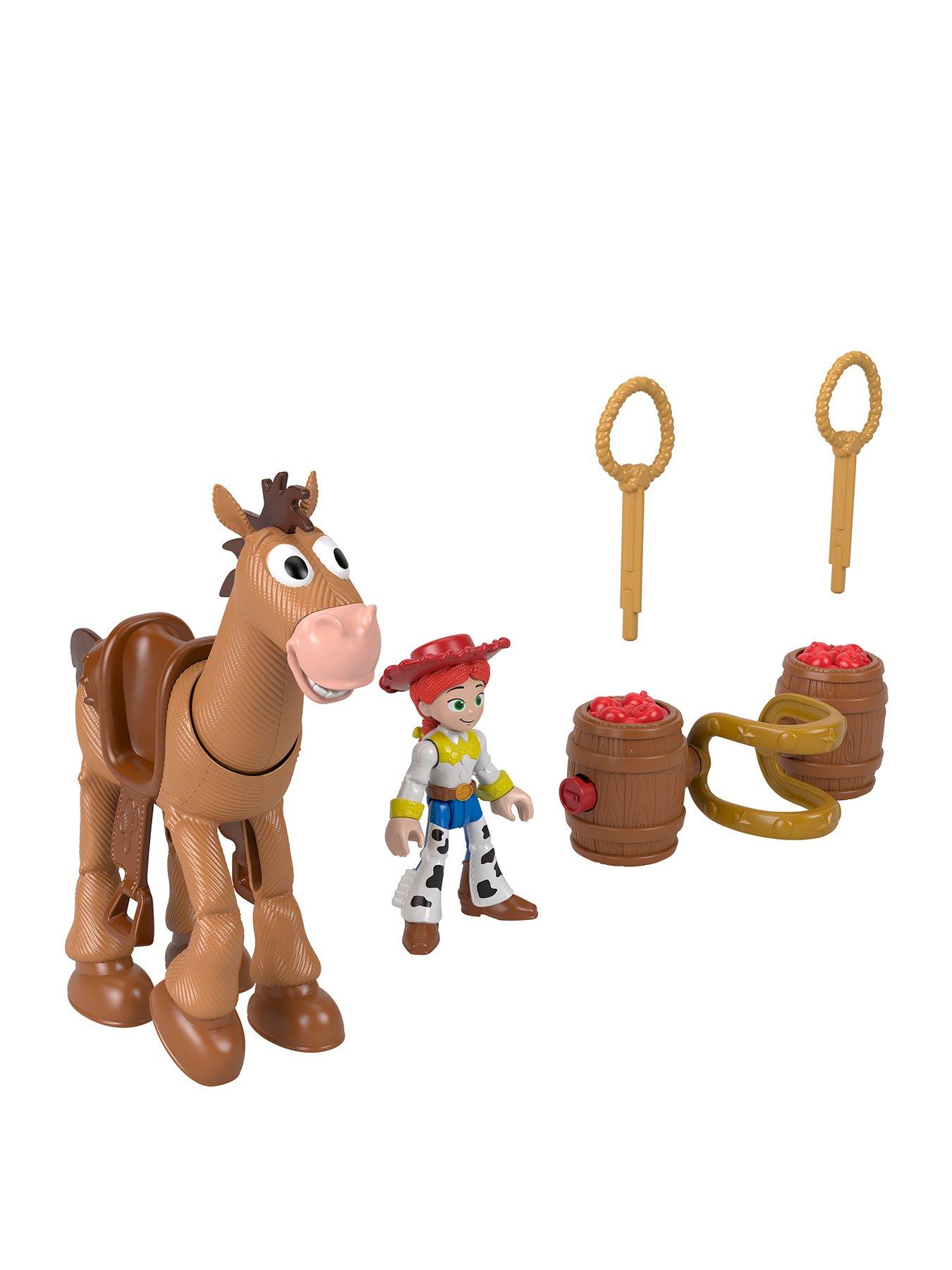 Imaginext Jessie & Bullseye Play Set, Projectiles & Saddle, Inspired By Disney And Pixar Toy Story in One Colour