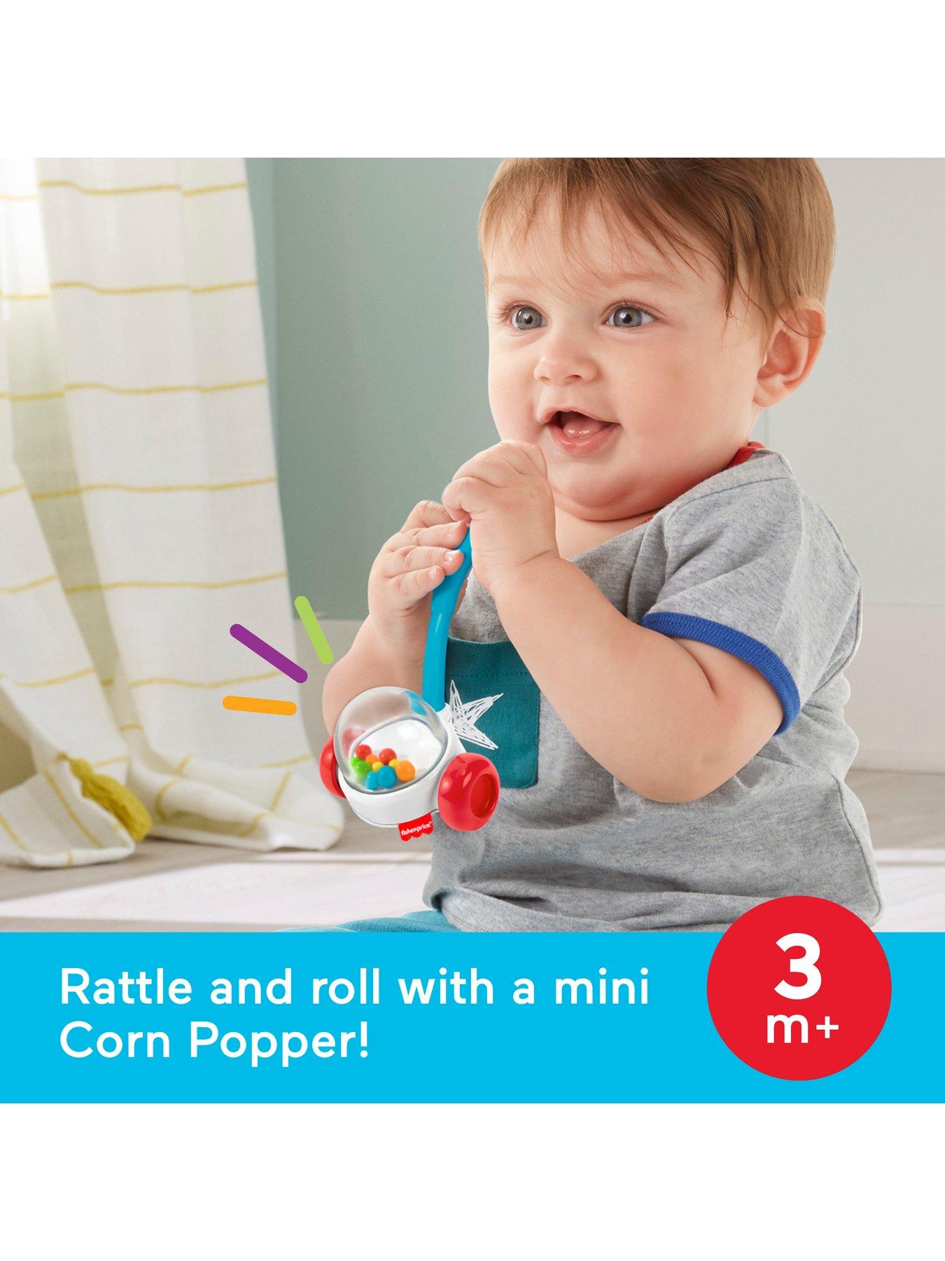 Image 3 of 7 of Fisher-Price Fisher-Price Newborn Classic 2-Pack, Baby Rattle &amp; Sensory Activity Toys for Developmental Play