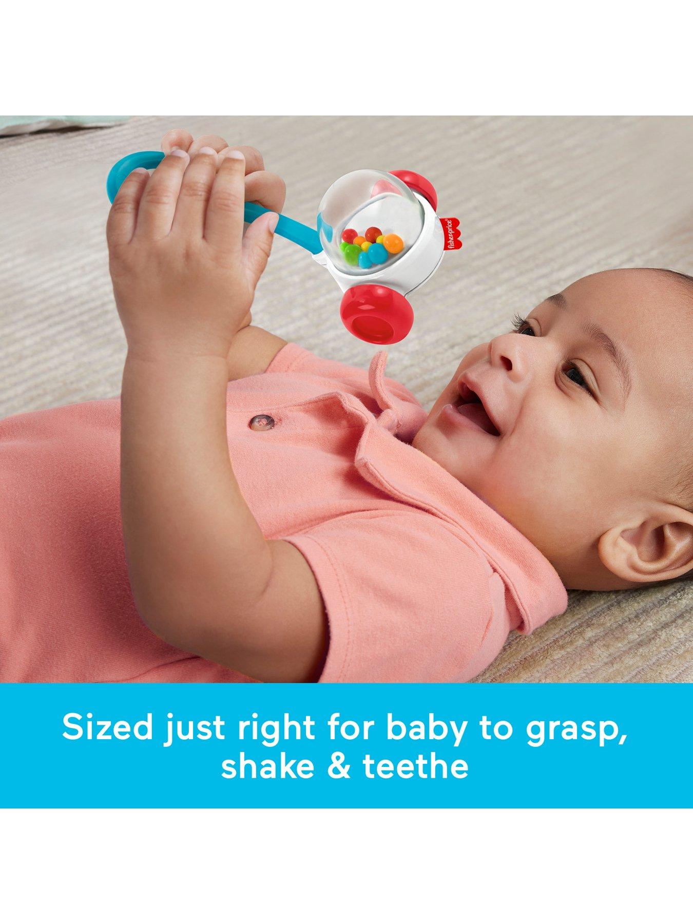 Image 5 of 7 of Fisher-Price Fisher-Price Newborn Classic 2-Pack, Baby Rattle &amp; Sensory Activity Toys for Developmental Play