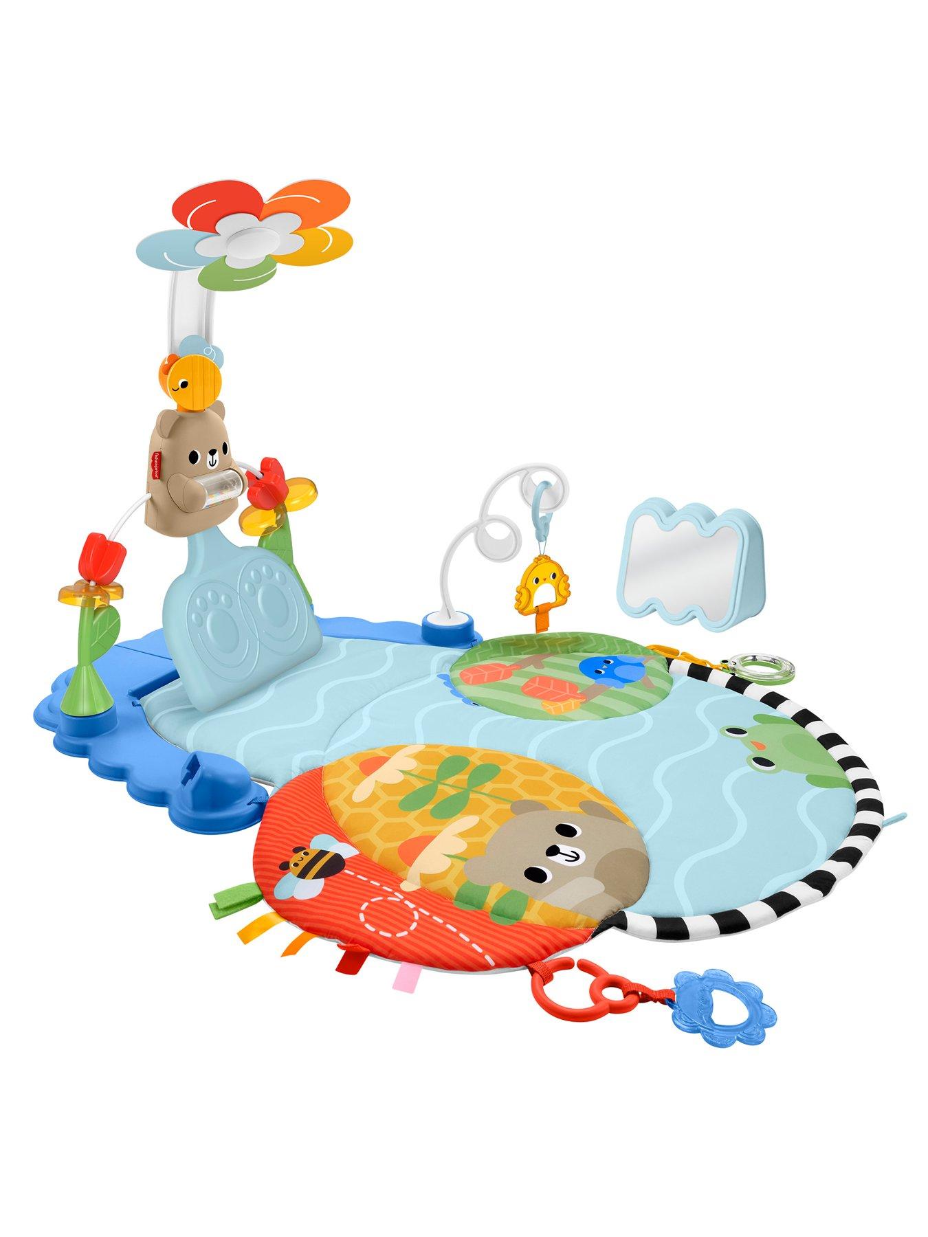 Image 7 of 8 of Fisher-Price Fisher-Price 3-in-1 Kick &amp; Sway Activity Gym, Baby Play Mat &amp; Sensory Toys for Newborn Developmental Play