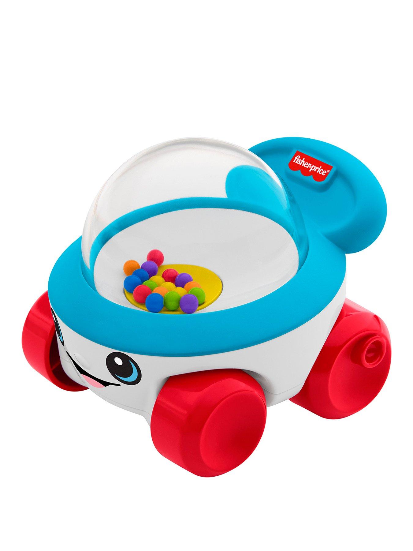 Fisher-Price Fisher-Price Corn Popper Vehicle Push-Along Toy with Sounds for Baby  &  Toddler