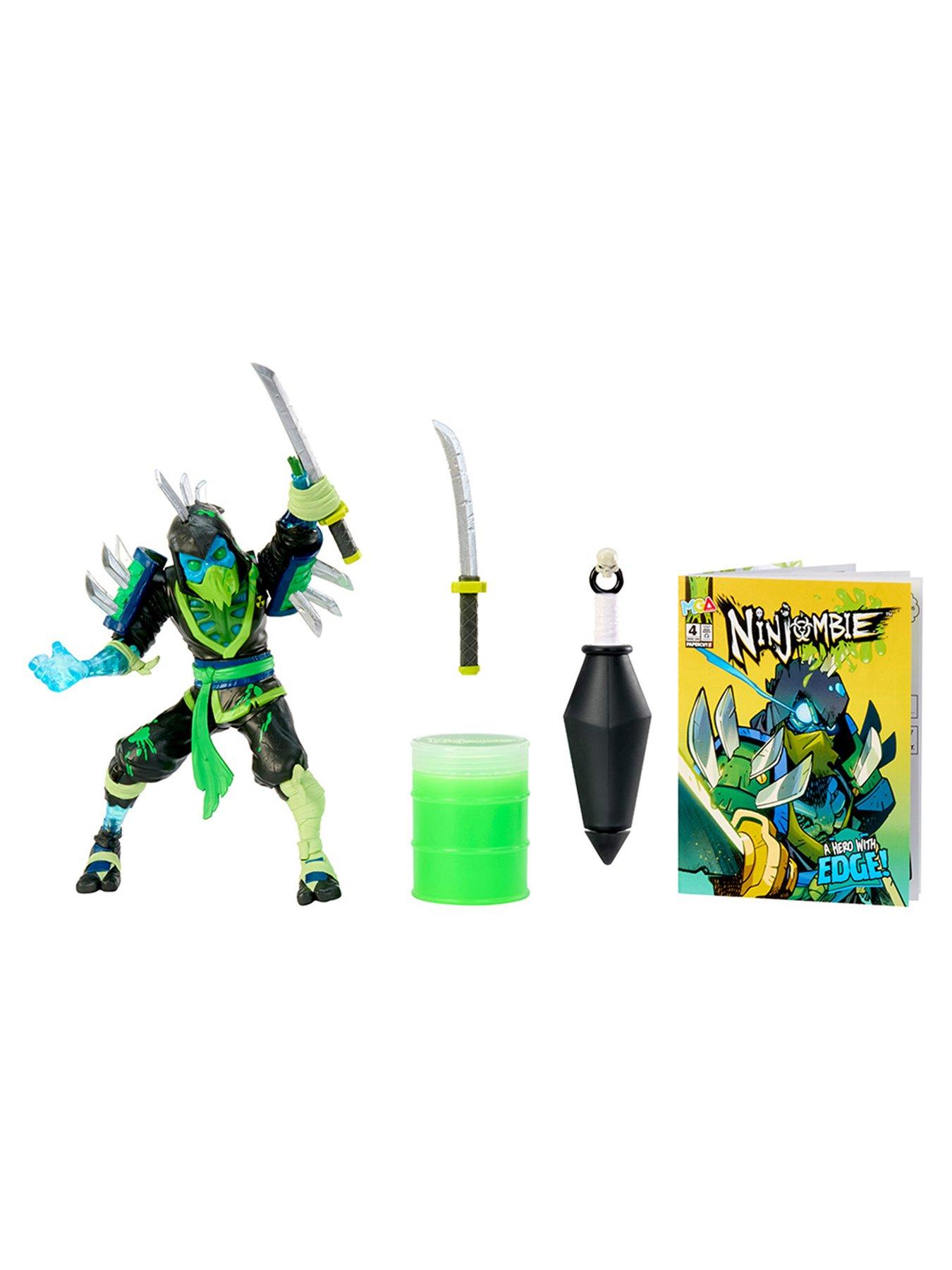 Image 6 of 8 of Ninjombie Ninjombie Action Figure - Sword Lord, Ninja Zombie with Slime