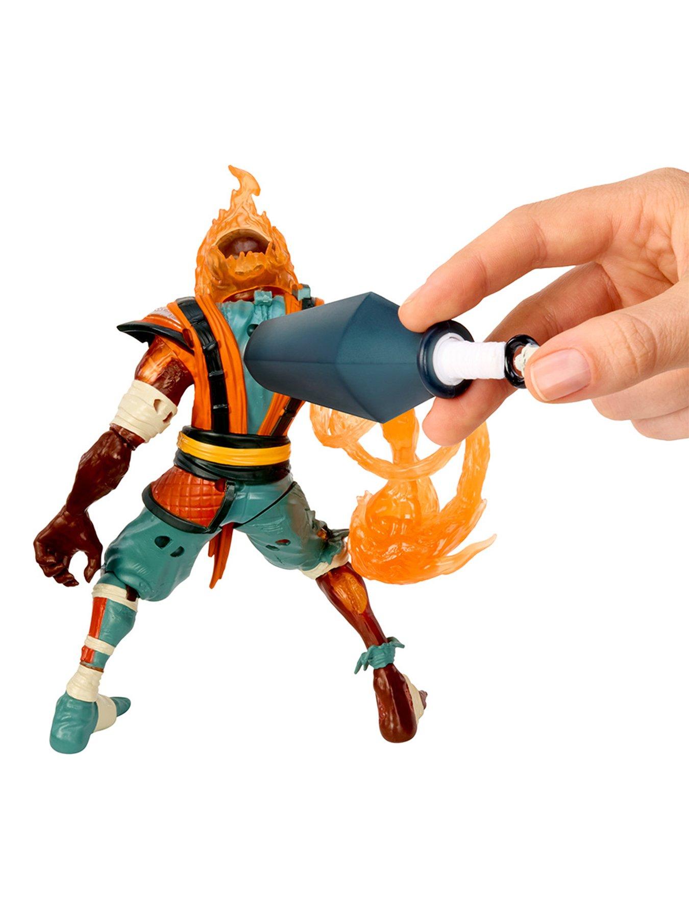 Image 4 of 8 of Ninjombie Ninjombie Action Figure - Scorchstrike, Ninja Zombie with Slime
