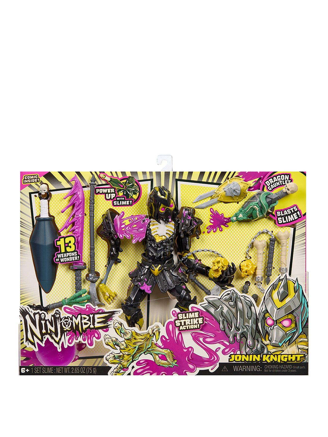 Ninjombie Ninjombie Deluxe Action Figure - Jonin Knight, Ninja Zombie with Slime