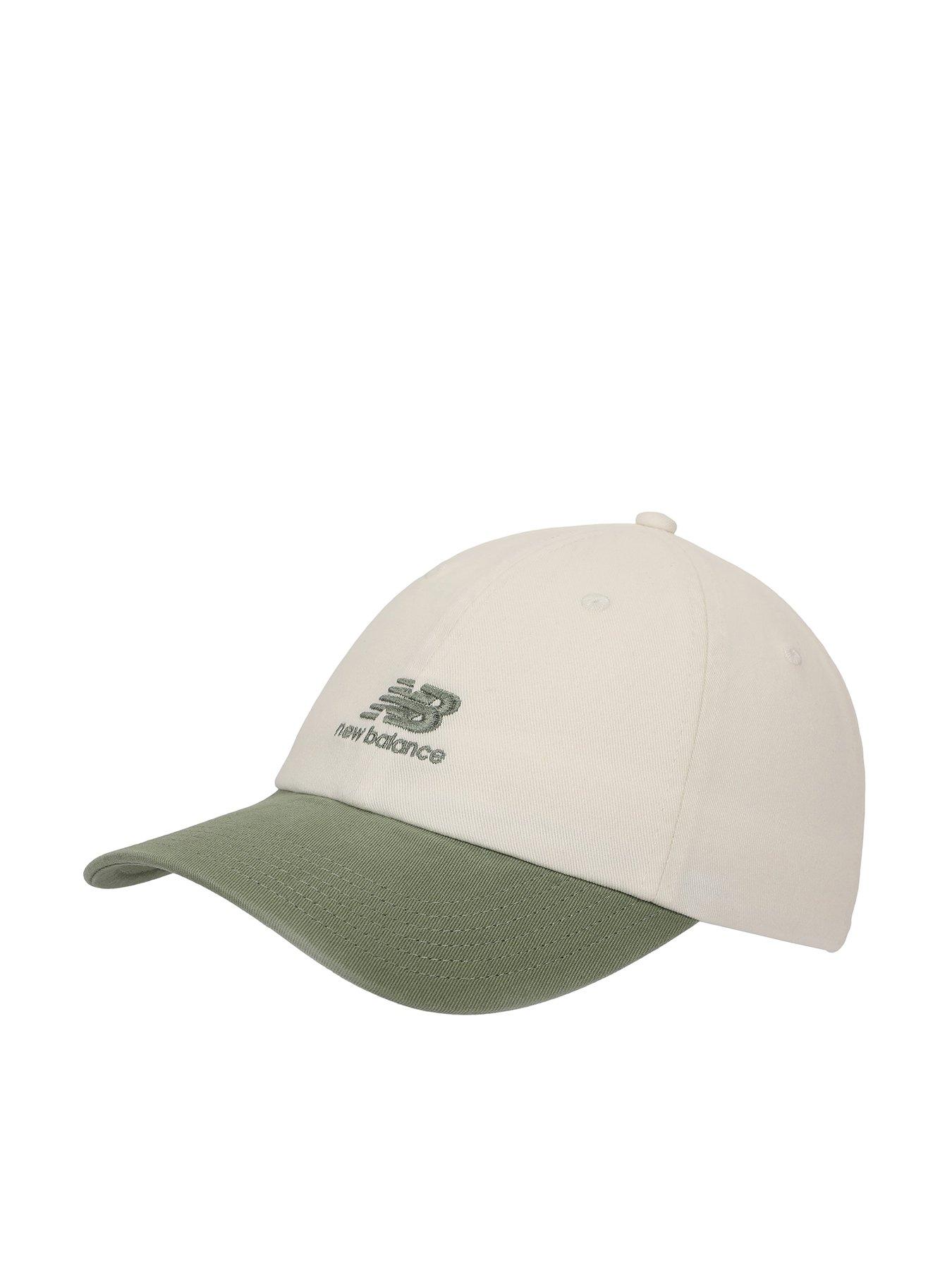 New Balance Unisex 6 Panel Flying NB Stacked Logo- Green