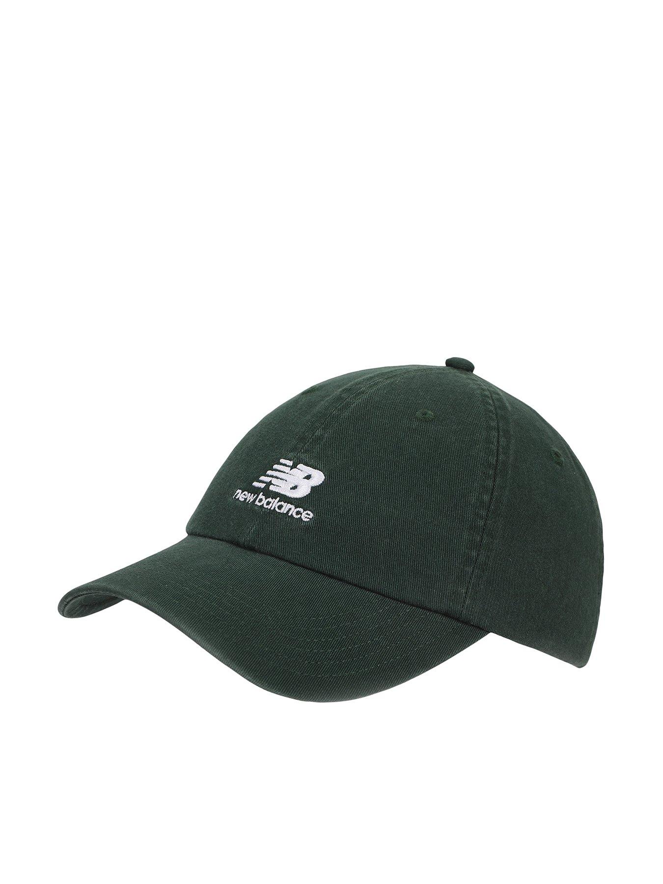 Image 1 of 3 of New Balance Unisex 6 Panel Flying NB Stacked Logo- Green