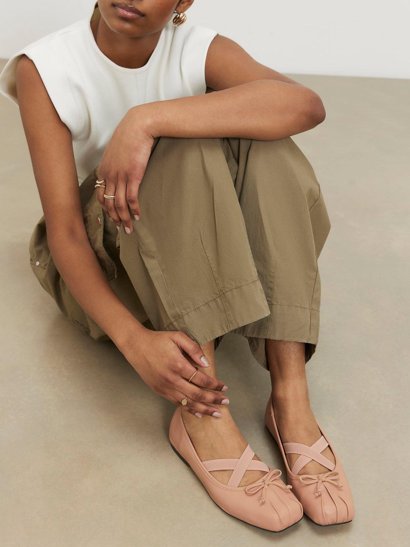 river-island-square-toe-ballet-pumps-pinkfront