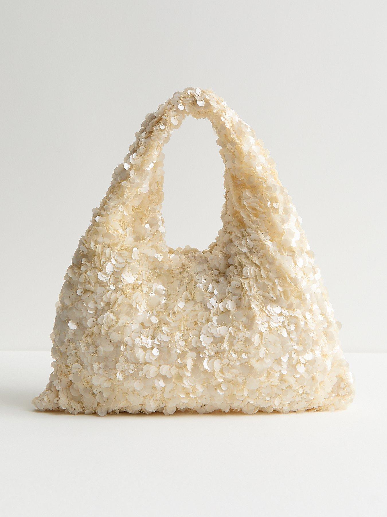 new-look-cream-sequinned-grab-bagfront