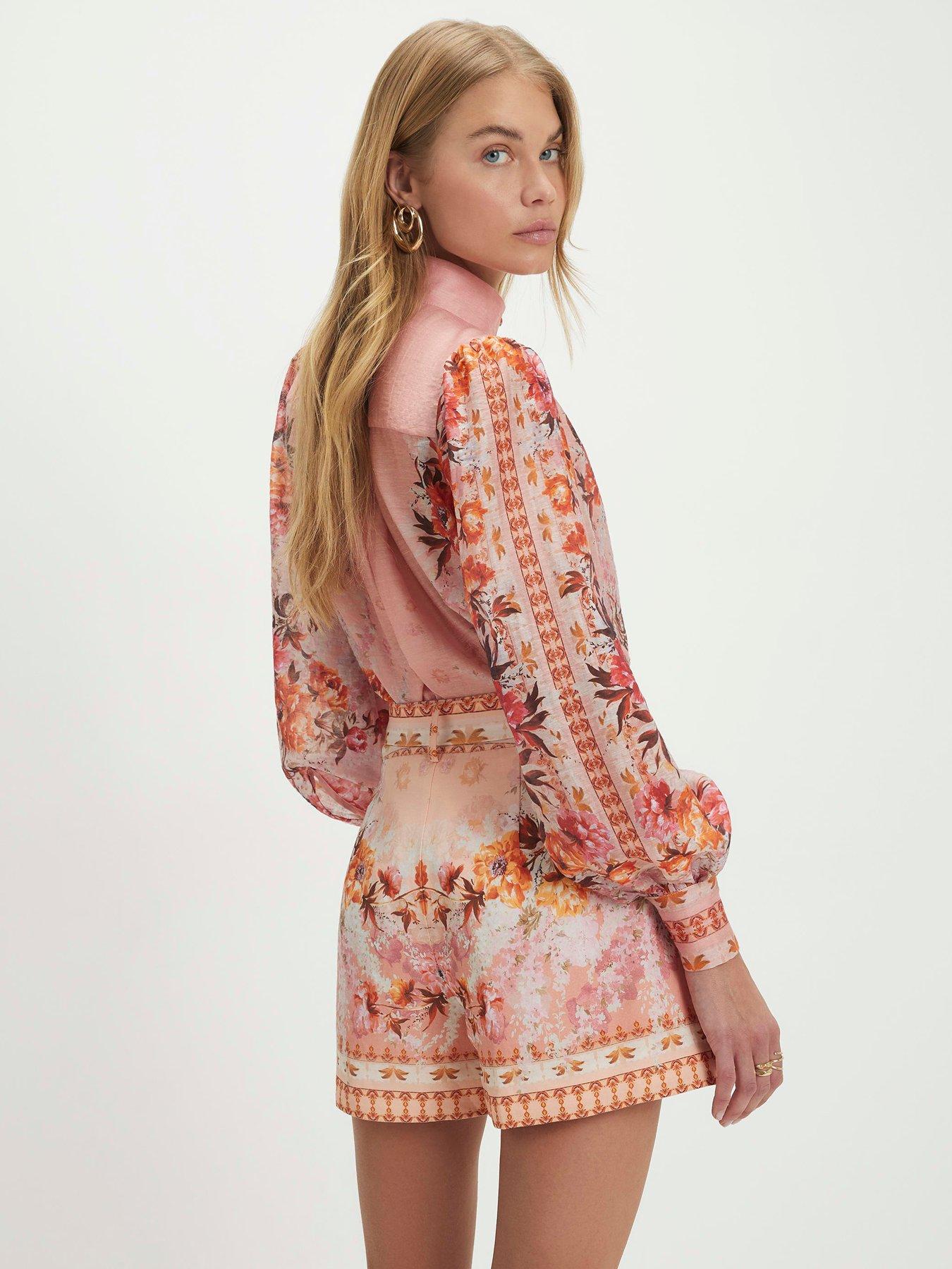 river-island-belted-co-ord-short-pinkstillFront
