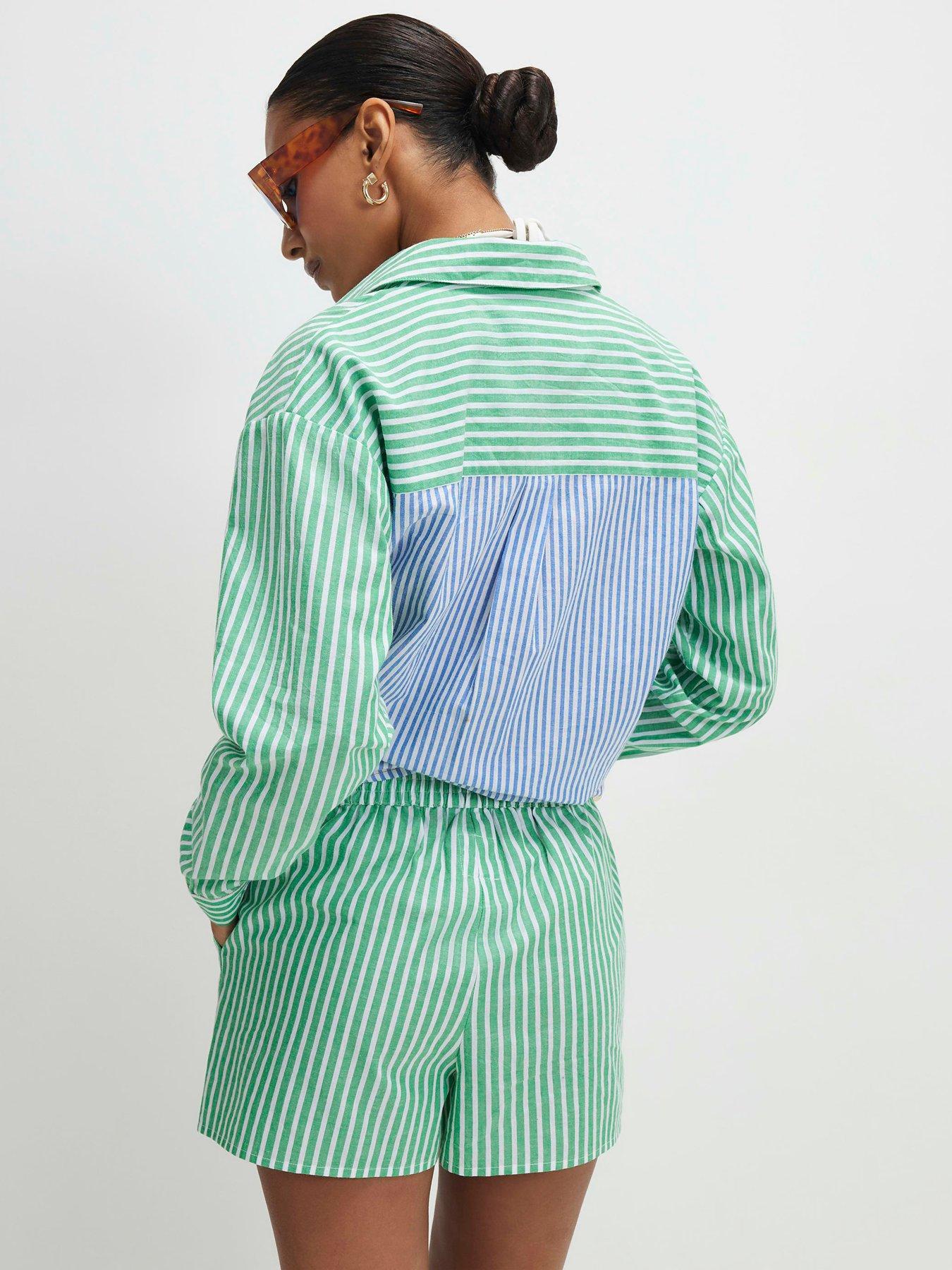 river-island-stripe-toucan-boutique-short-greenstillFront