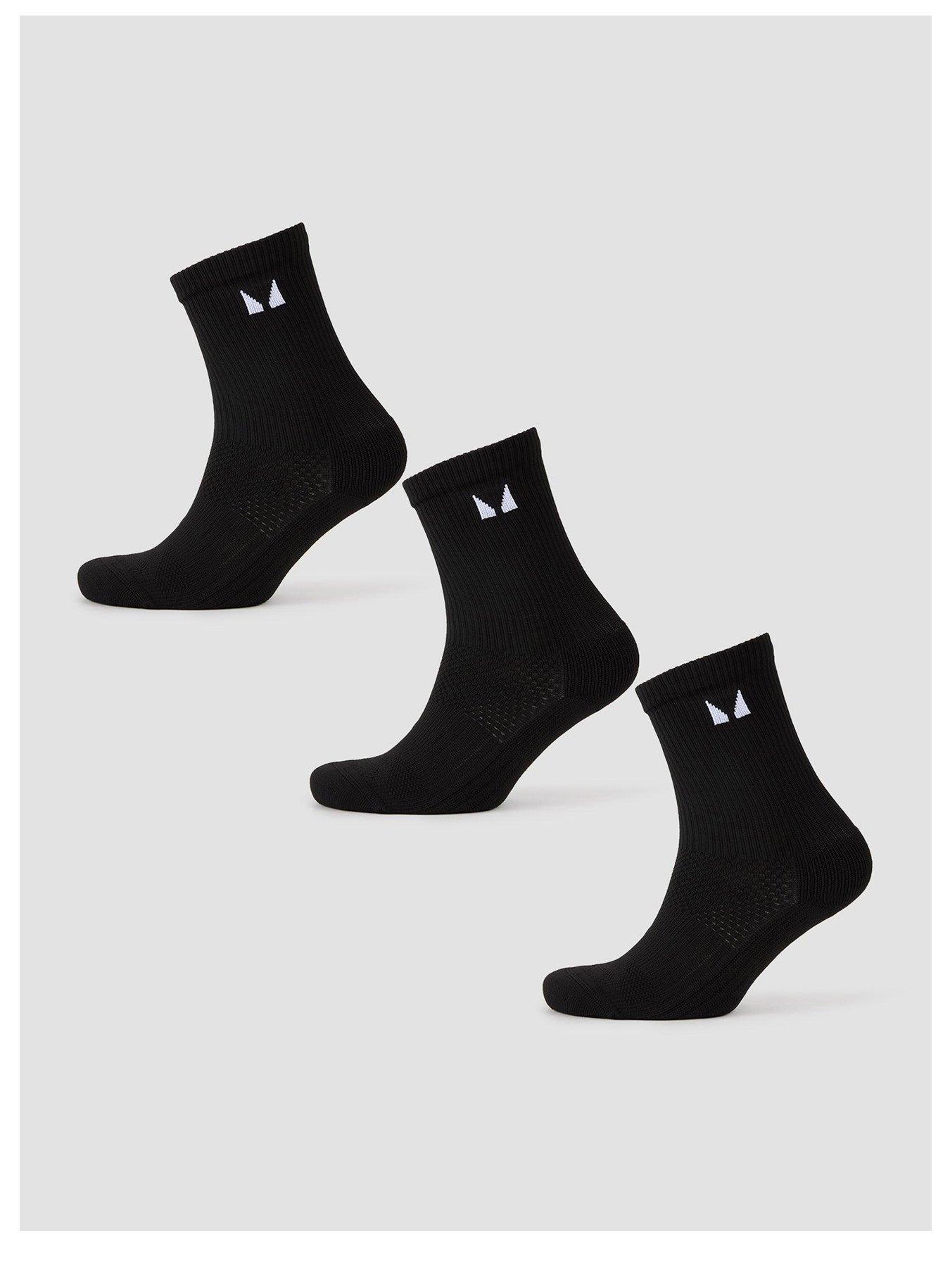 MyProtein Mp Running Socks (3 Pack) - Black