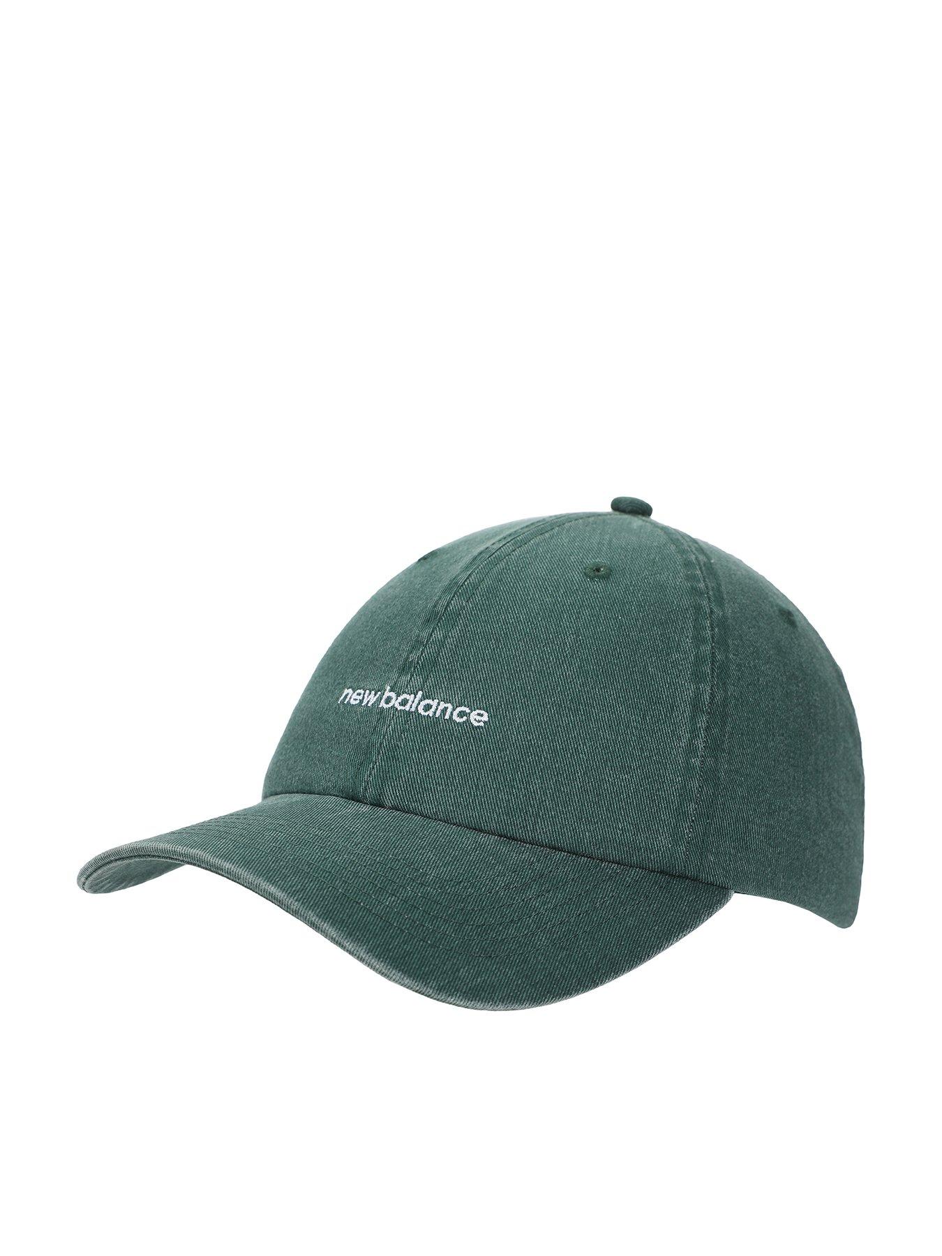 new-balance-unisex-6-panel-linear-logo-hat-greenfront