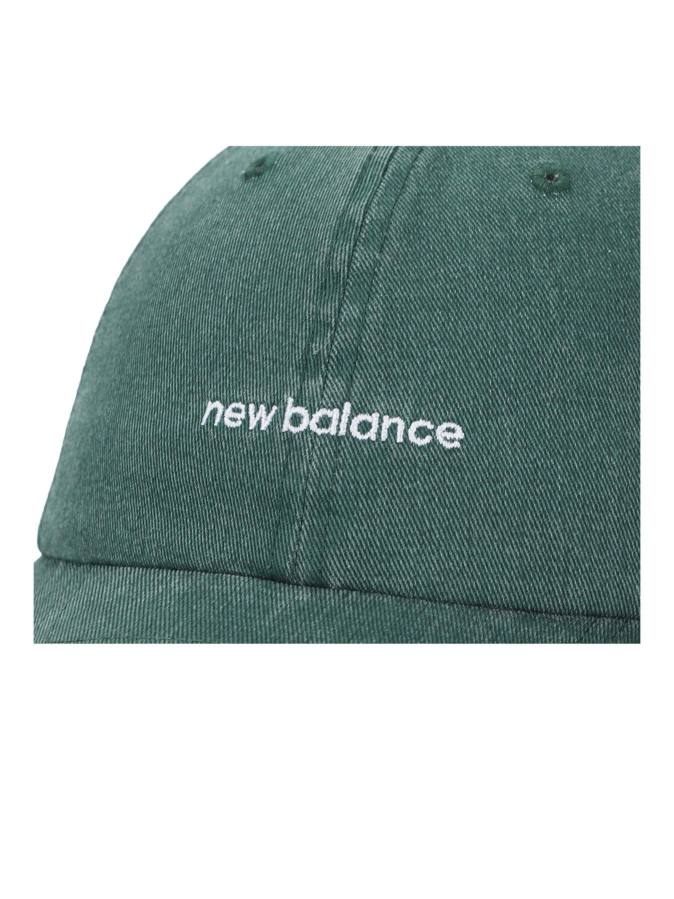 new-balance-unisex-6-panel-linear-logo-hat-greenoutfit
