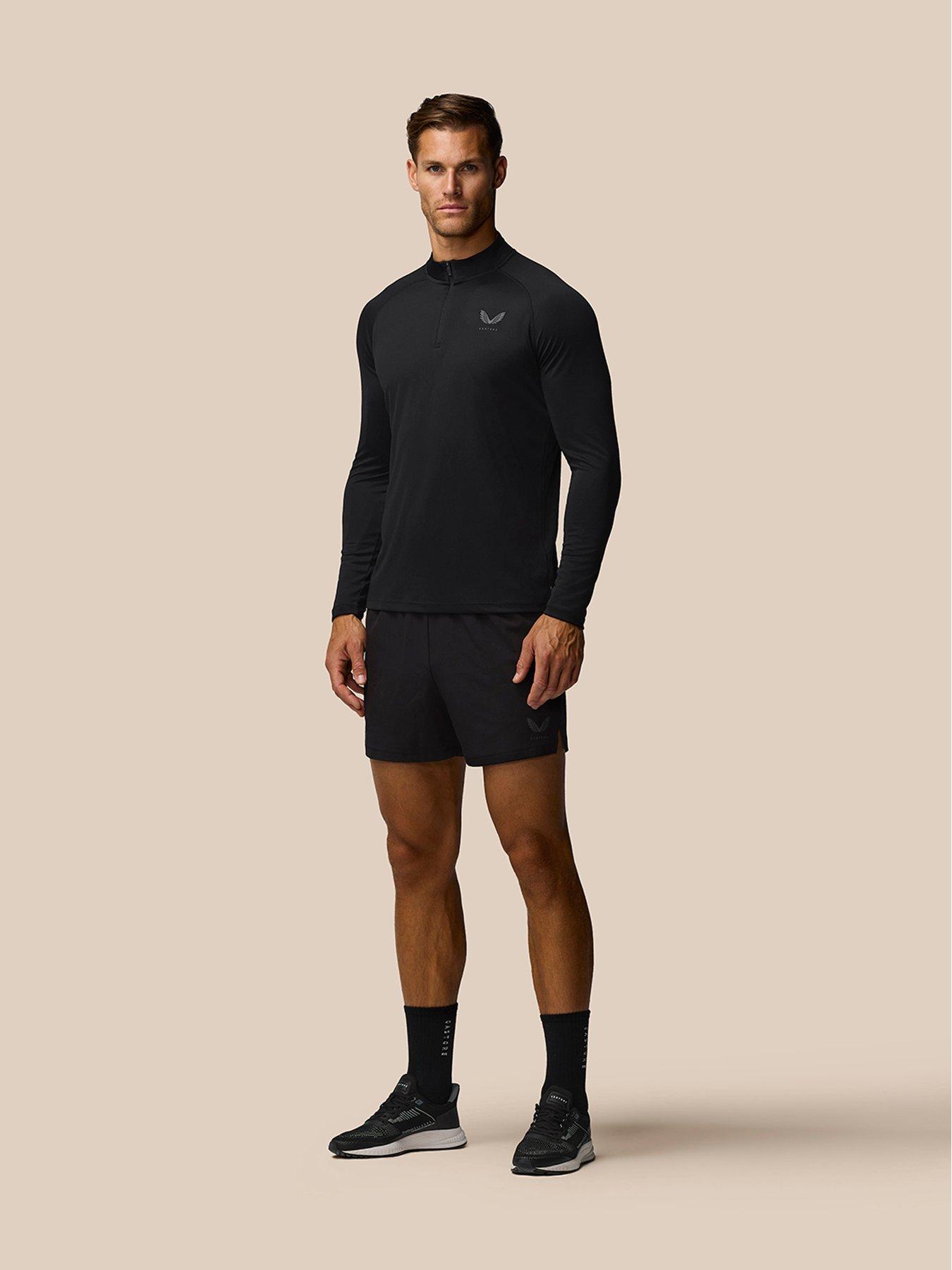 Image 3 of 5 of Castore Mens Training 1/4 Zip Long Sleeve Top - Black
