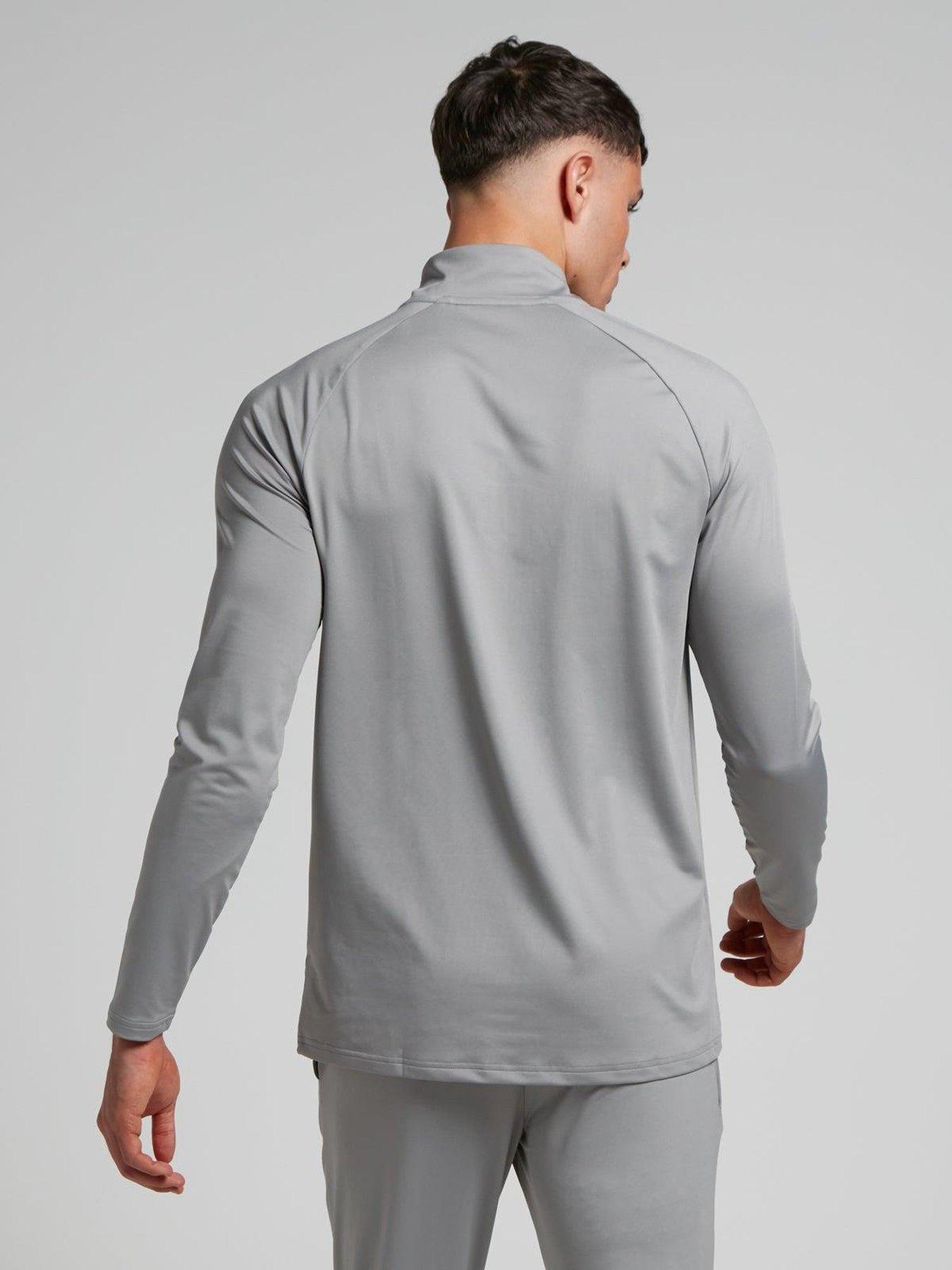 Image 2 of 4 of MyProtein Mens Training Essentials 1/4 Zip - Grey