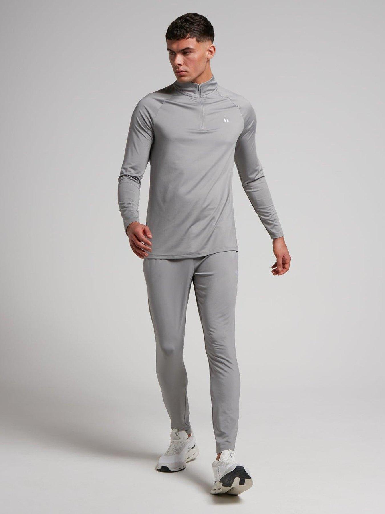 Image 3 of 4 of MyProtein Mens Training Essentials 1/4 Zip - Grey