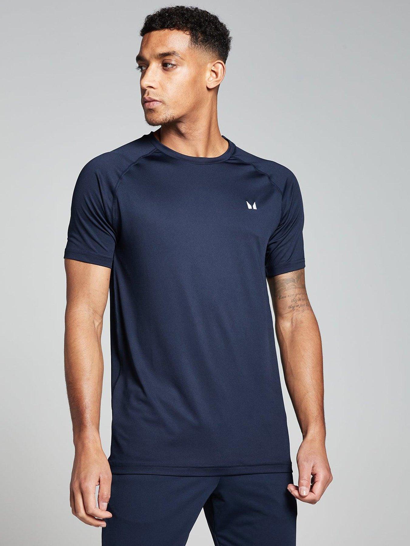 myprotein-mens-training-core-t-shirt-navyfront