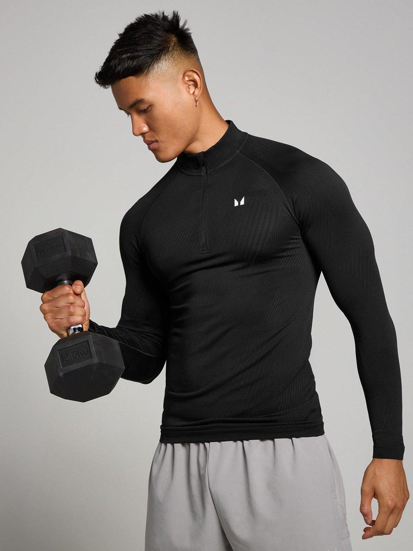 myprotein-mens-training-pillar-graphic-seamless-14-zip-blackfront