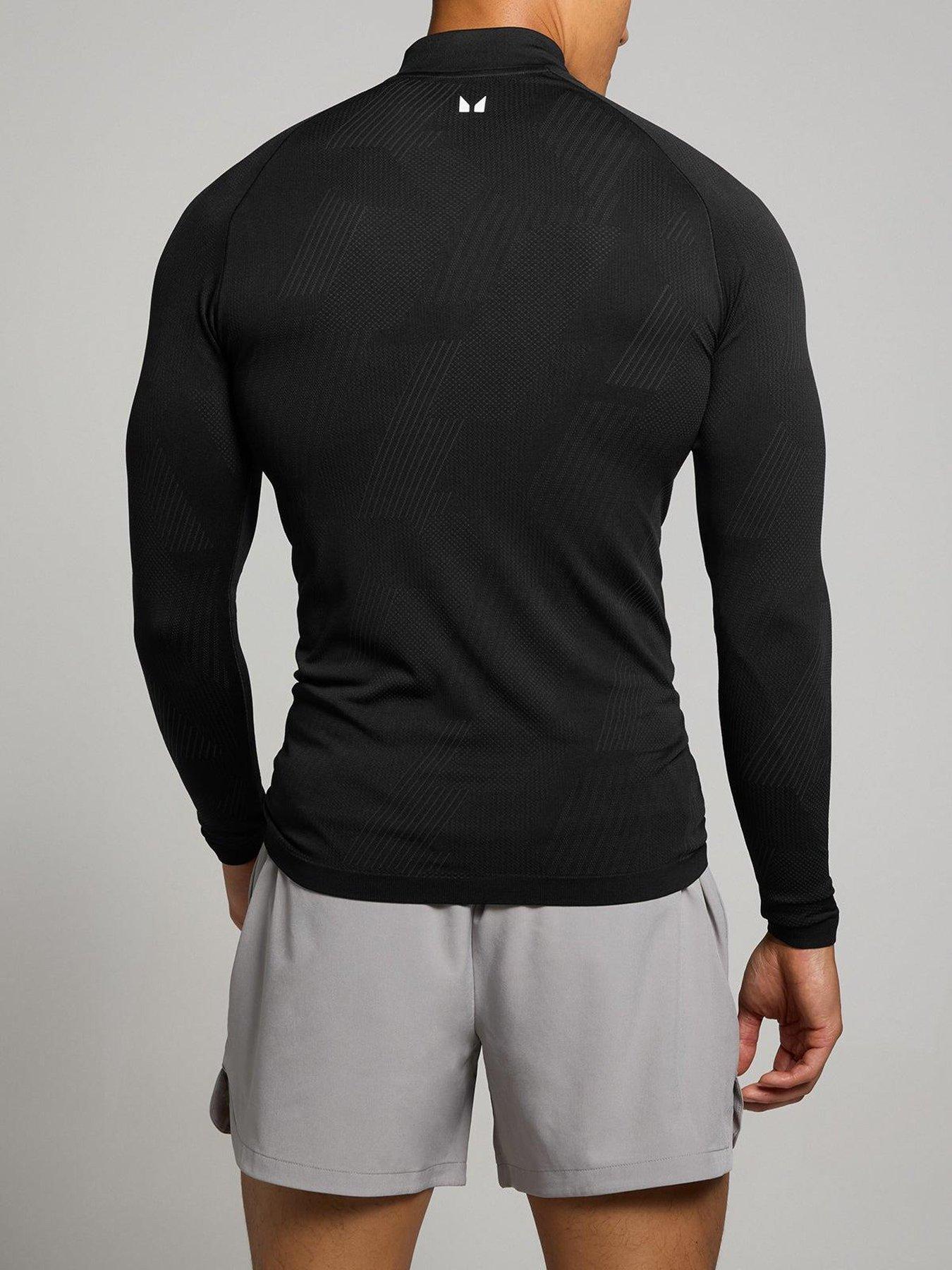 myprotein-mens-training-pillar-graphic-seamless-14-zip-blackstillFront