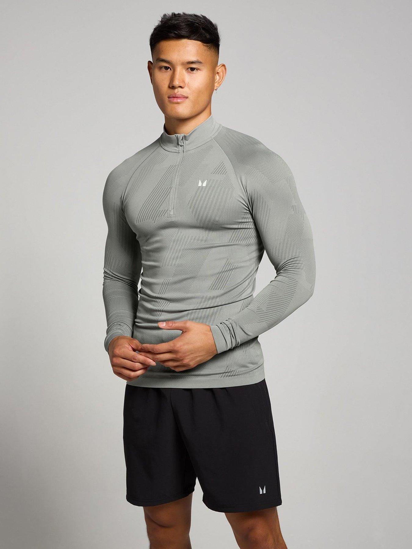 myprotein-mens-training-pillar-graphic-seamless-14-zip-greyfront