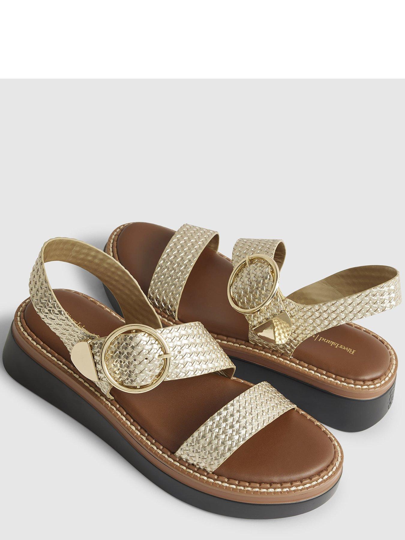 river-island-wide-2-part-ring-buckle-flatform-golddetail