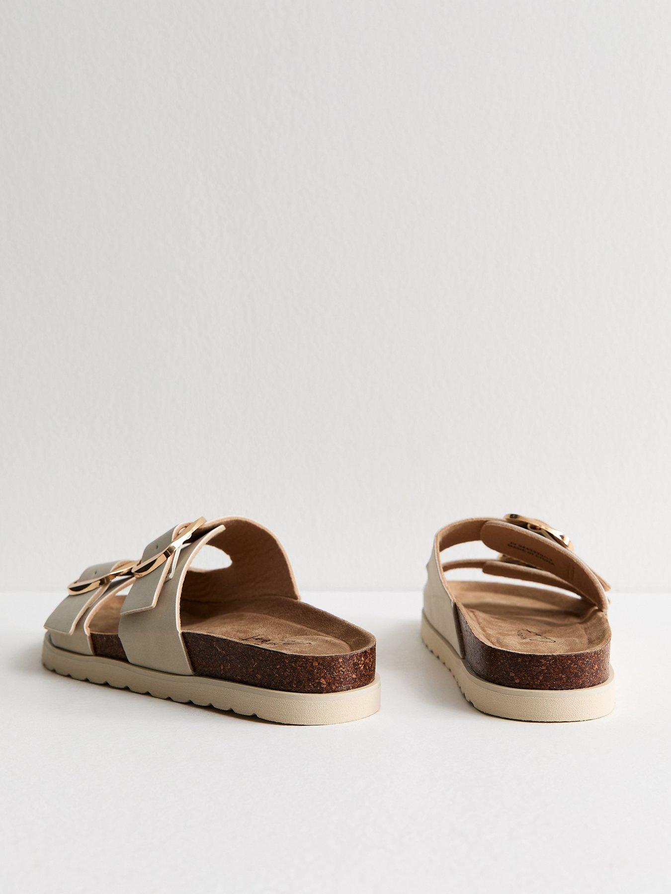 new-look-off-white-cork-sole-double-strap-mule-sandalsback