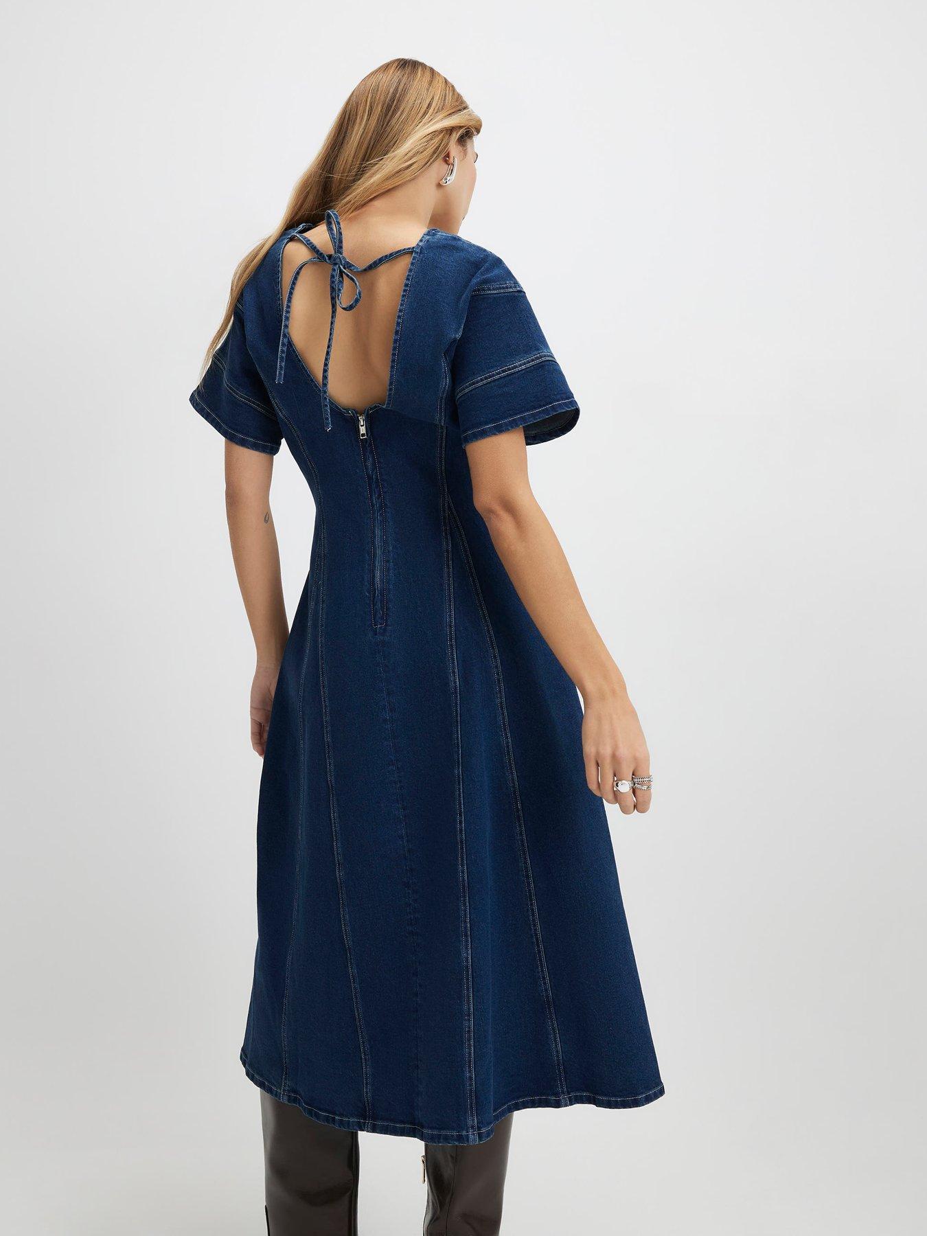 river-island-denim-seamed-midi-dress--bluestillFront