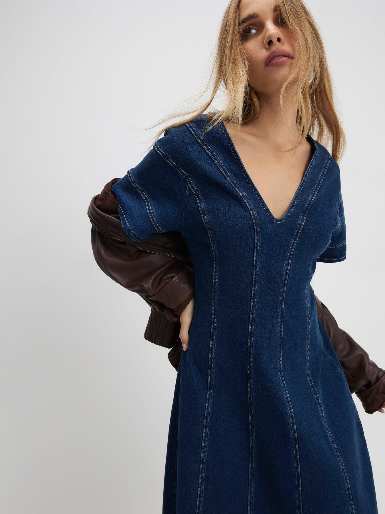 river-island-denim-seamed-midi-dress--blueoutfit