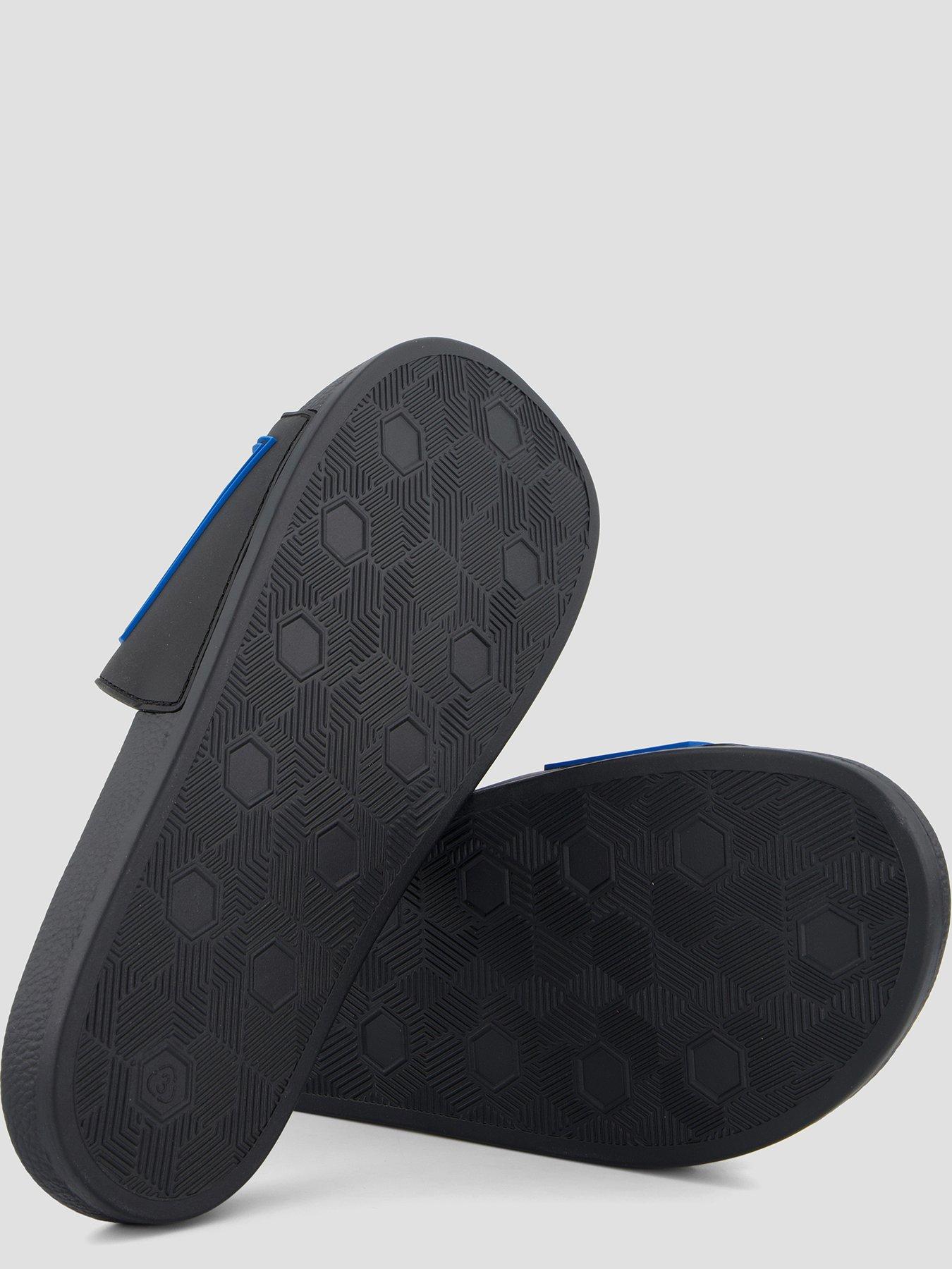 Image 4 of 7 of Versace Jeans Couture Contrast Logo Sliders - Black