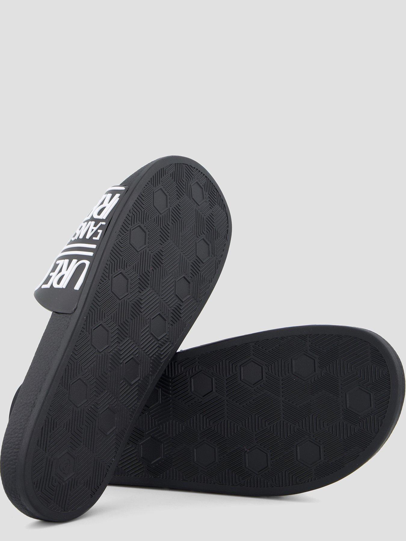Image 4 of 7 of Versace Jeans Couture Allover Logo Sliders - Black