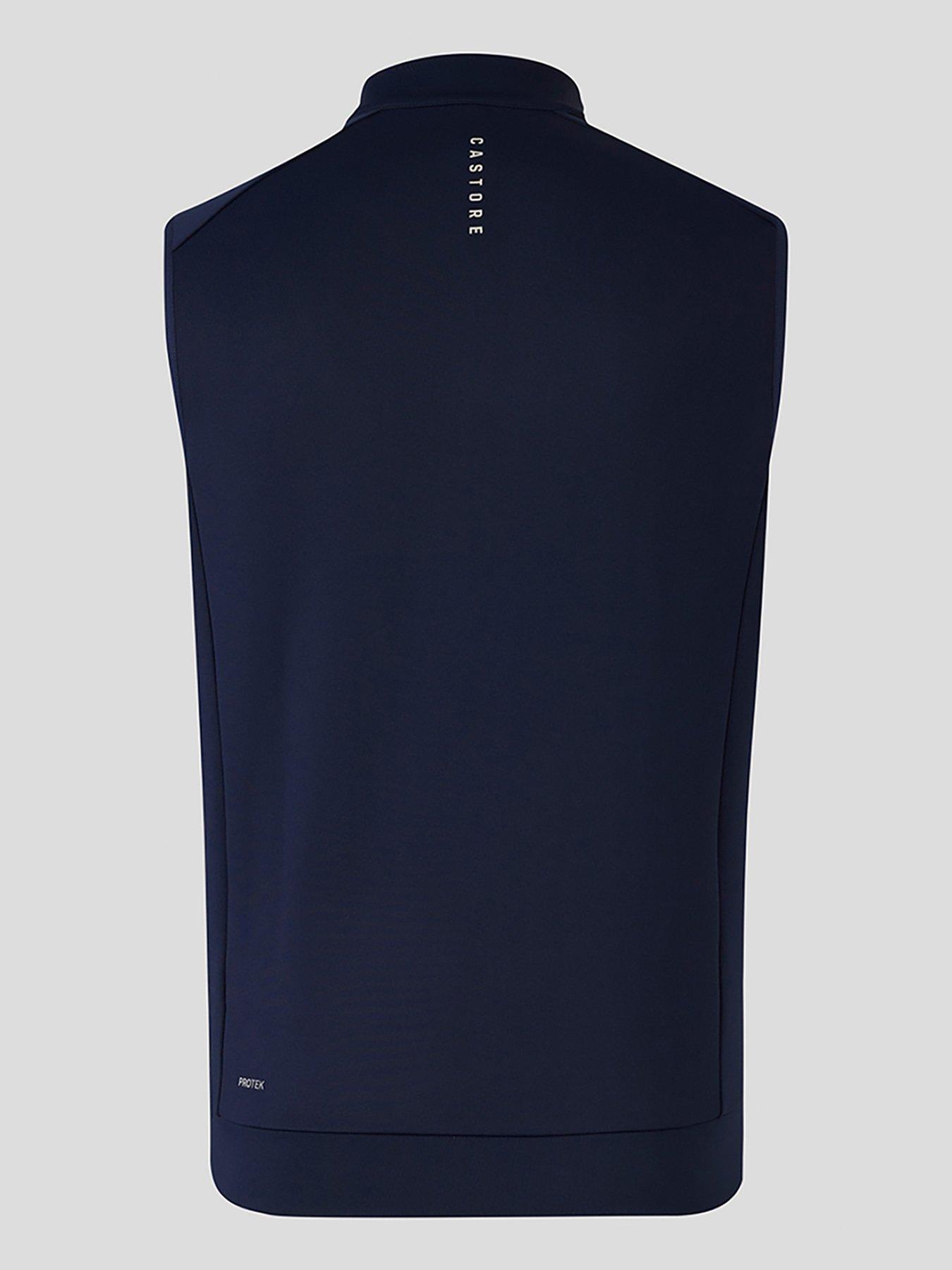 Image 2 of 5 of Castore Mens Golf Flex 1/2 Zip Gilet- Navy