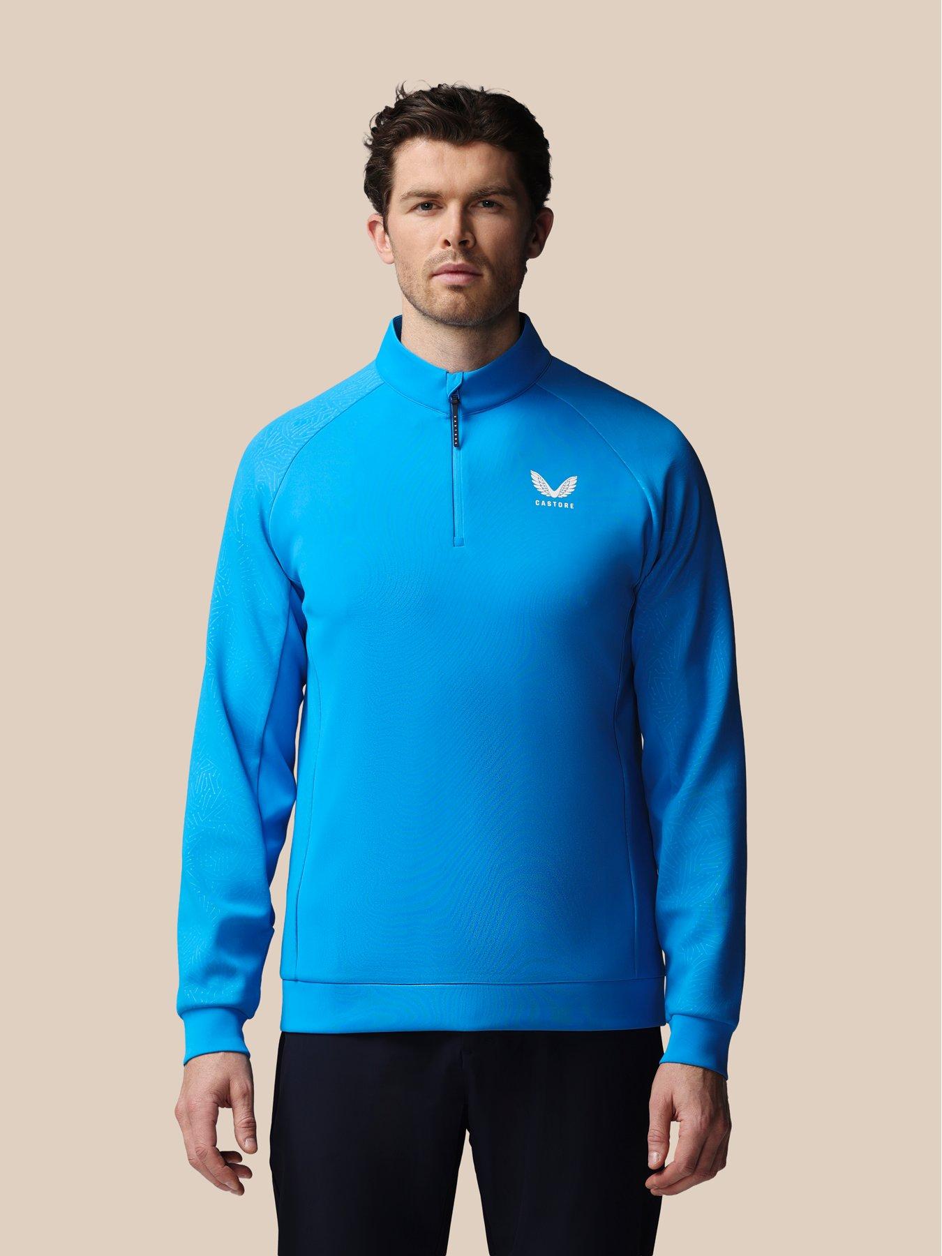 castore-mens-golf-flex-debossed-14-zip-top--bluedetail
